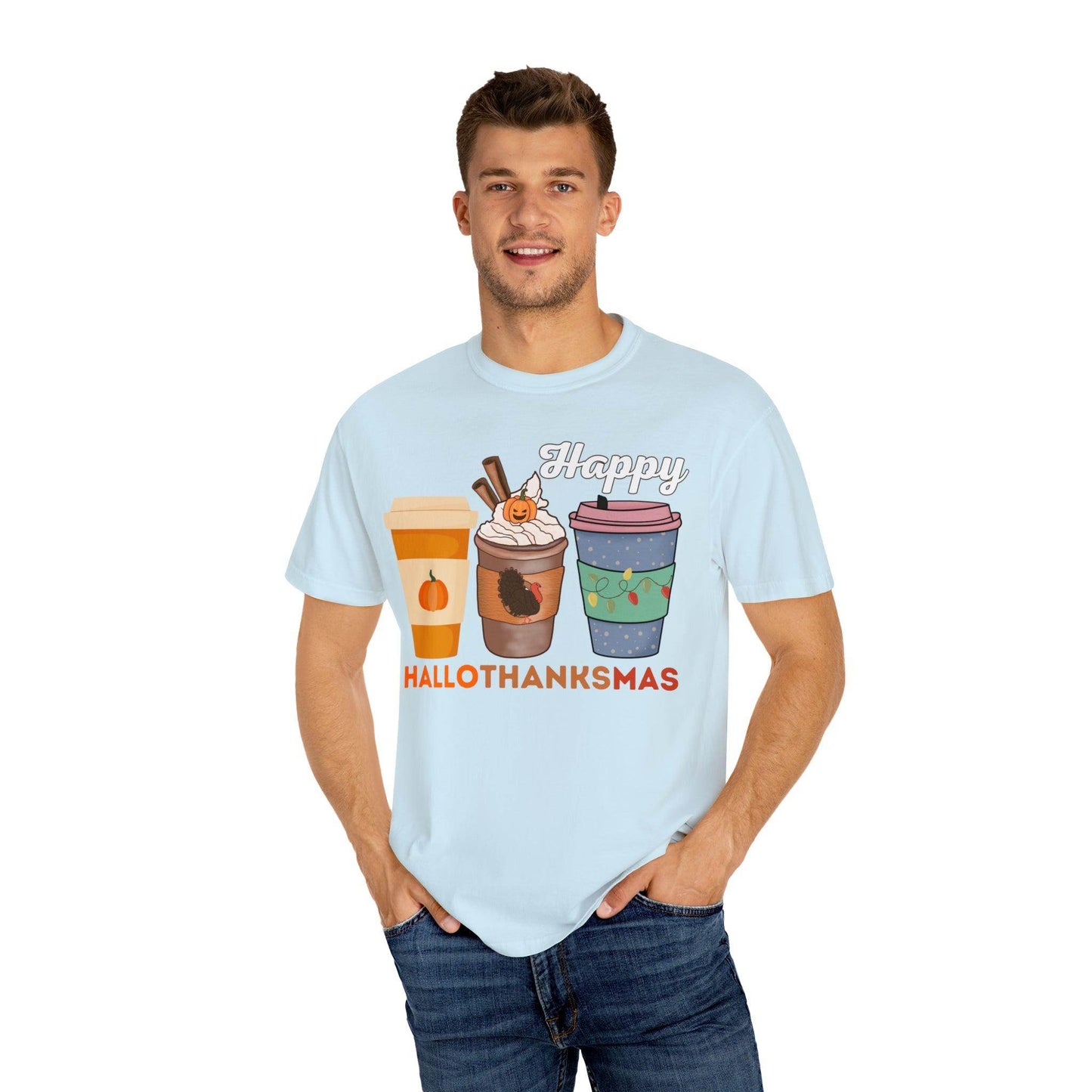 HALLOTHANKSMAS Gift for Fall Halloween Thanksgiving Christmas Gift - Giftsmojo
