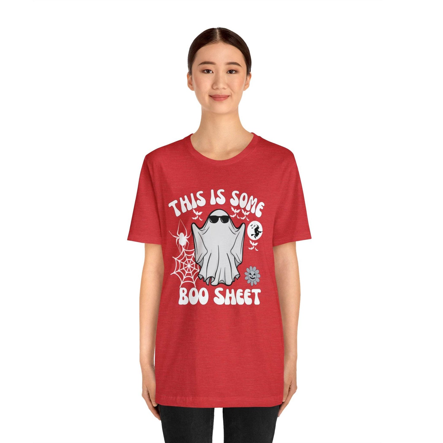 This Is Some Boo Sheet Funny Halloween Shirt Funny Halloween Costume Spooky Season Tee Funny Gift Shirt for Birthday Christmas Anniversary - Giftsmojo