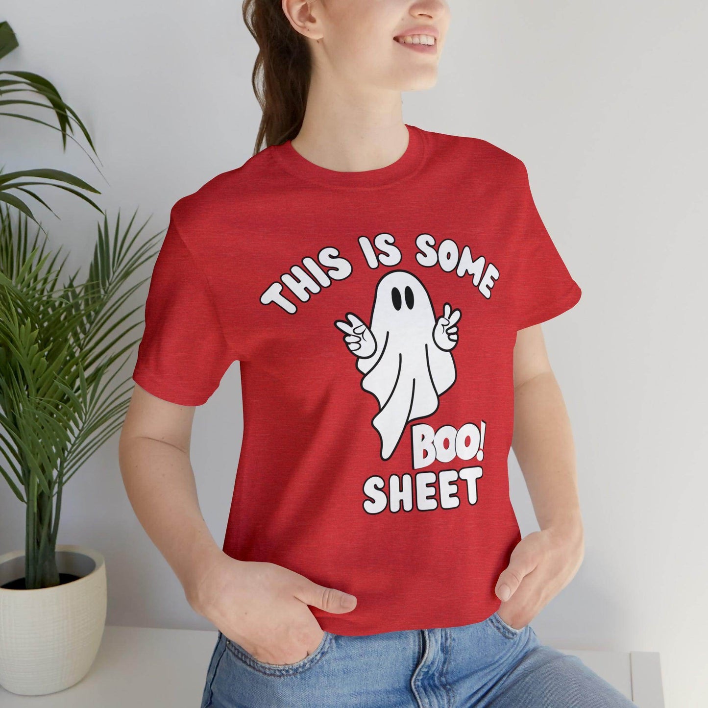 This Is Some Boo Sheet Funny Halloween Shirt Funny Halloween Costume Spooky Season Tee Funny Gift Shirt for Birthday Christmas Anniversary - Giftsmojo