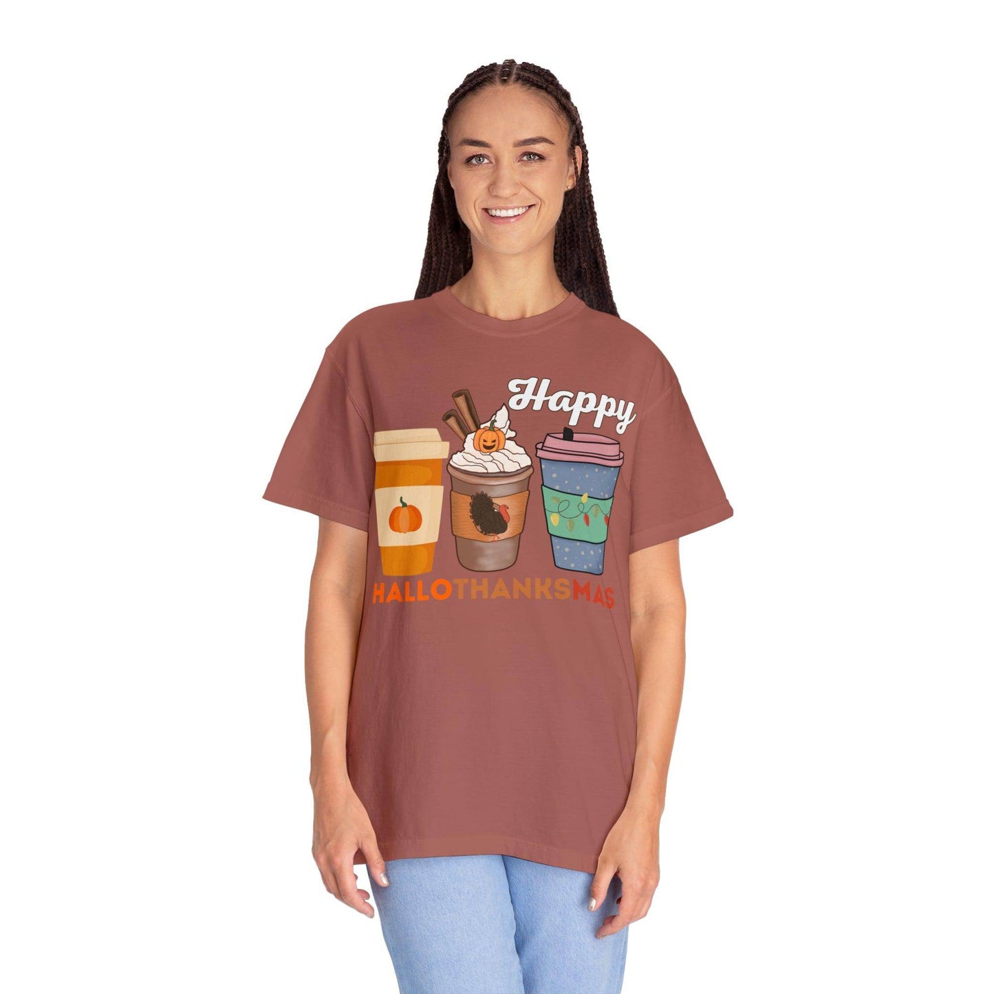 HALLOTHANKSMAS Gift for Fall Halloween Thanksgiving Christmas Gift - Giftsmojo