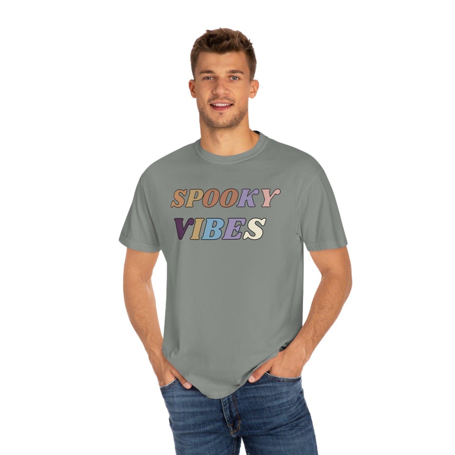 Retro Halloween Tshirt, Spooky Vibes Shirt, Vintage Shirt Halloween Shirt - Cute Fall Shirt