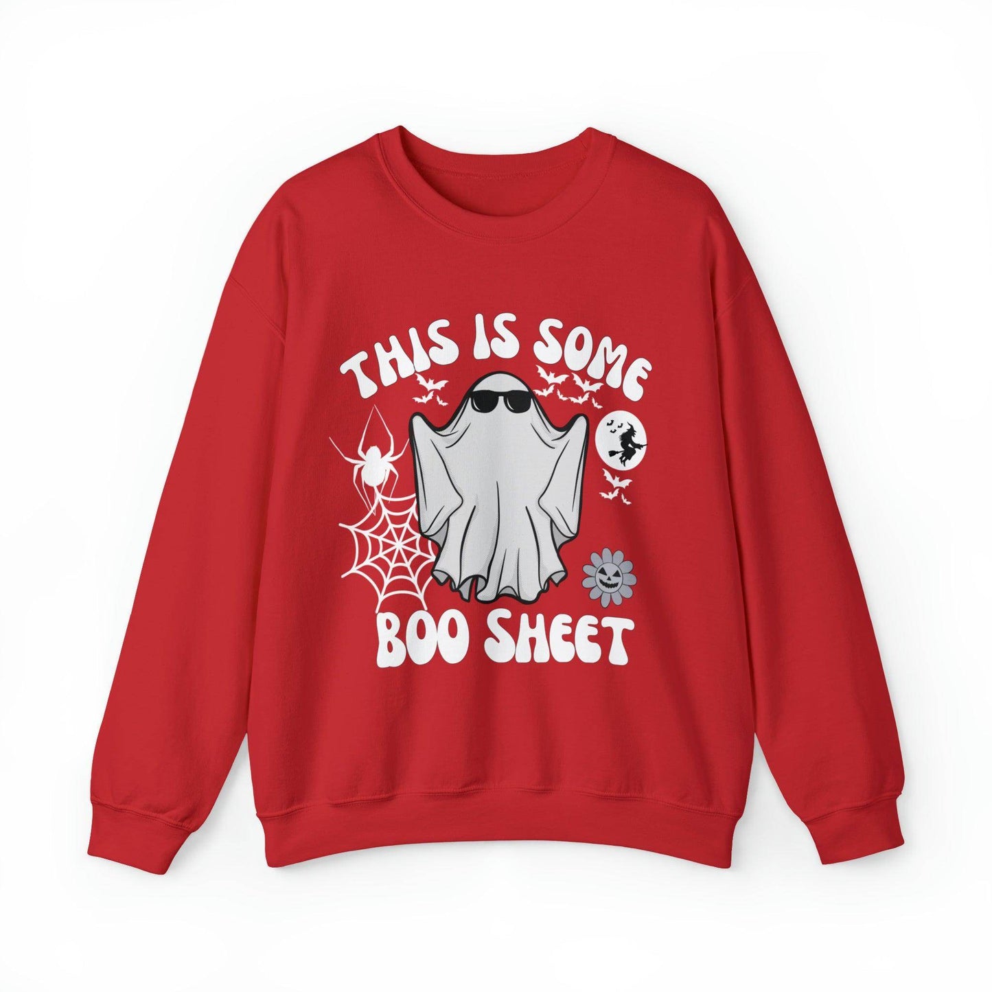 This Is Some Boo Sheet Ghost Sweatshirt Cute Ghost Sweatshirt Boo Ghost Sweatshirt Gift Shirt Funny Halloween Shirt Spooky Season Shirt - Giftsmojo