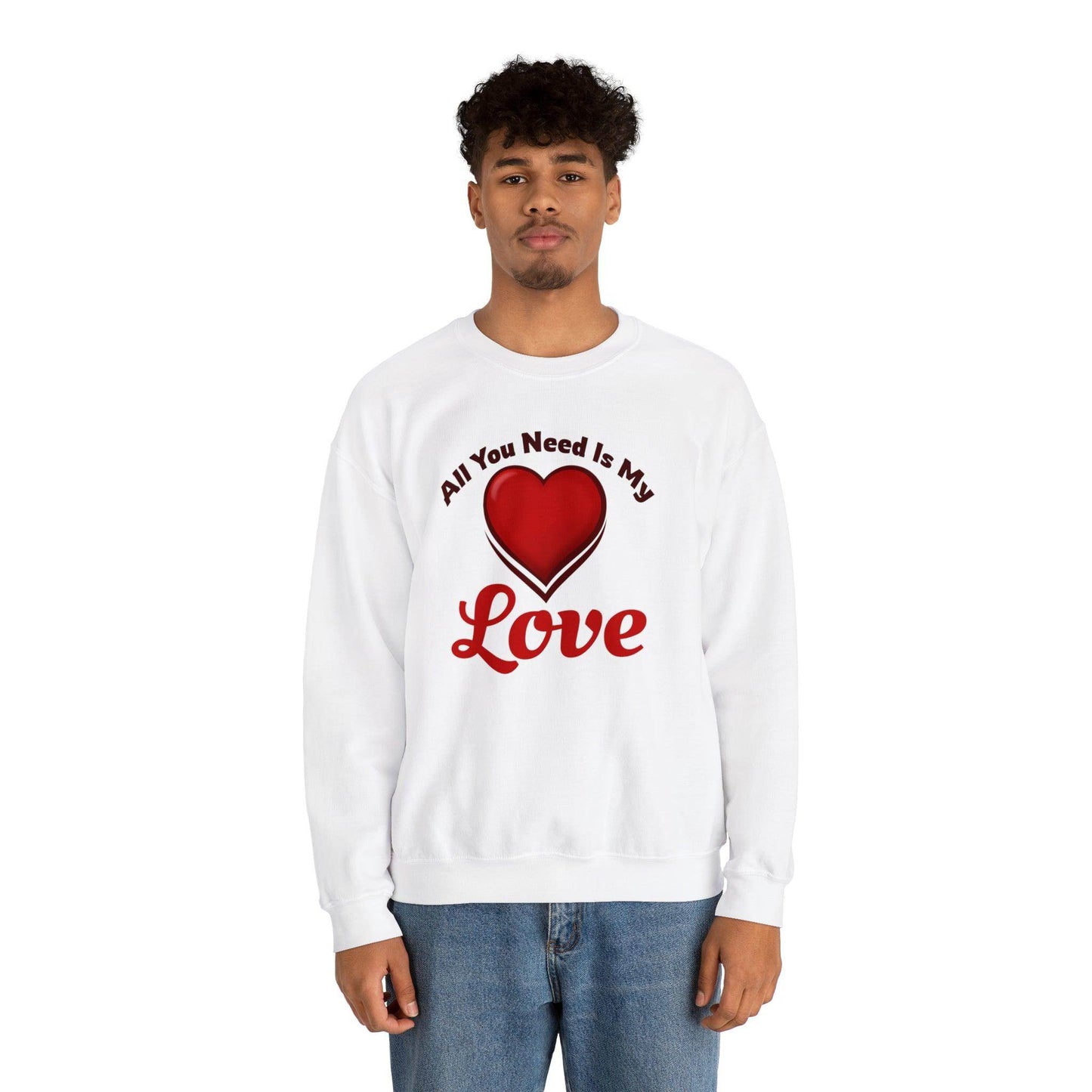 All you need is My Love Tee Hooded Sweatshirt - Giftsmojo