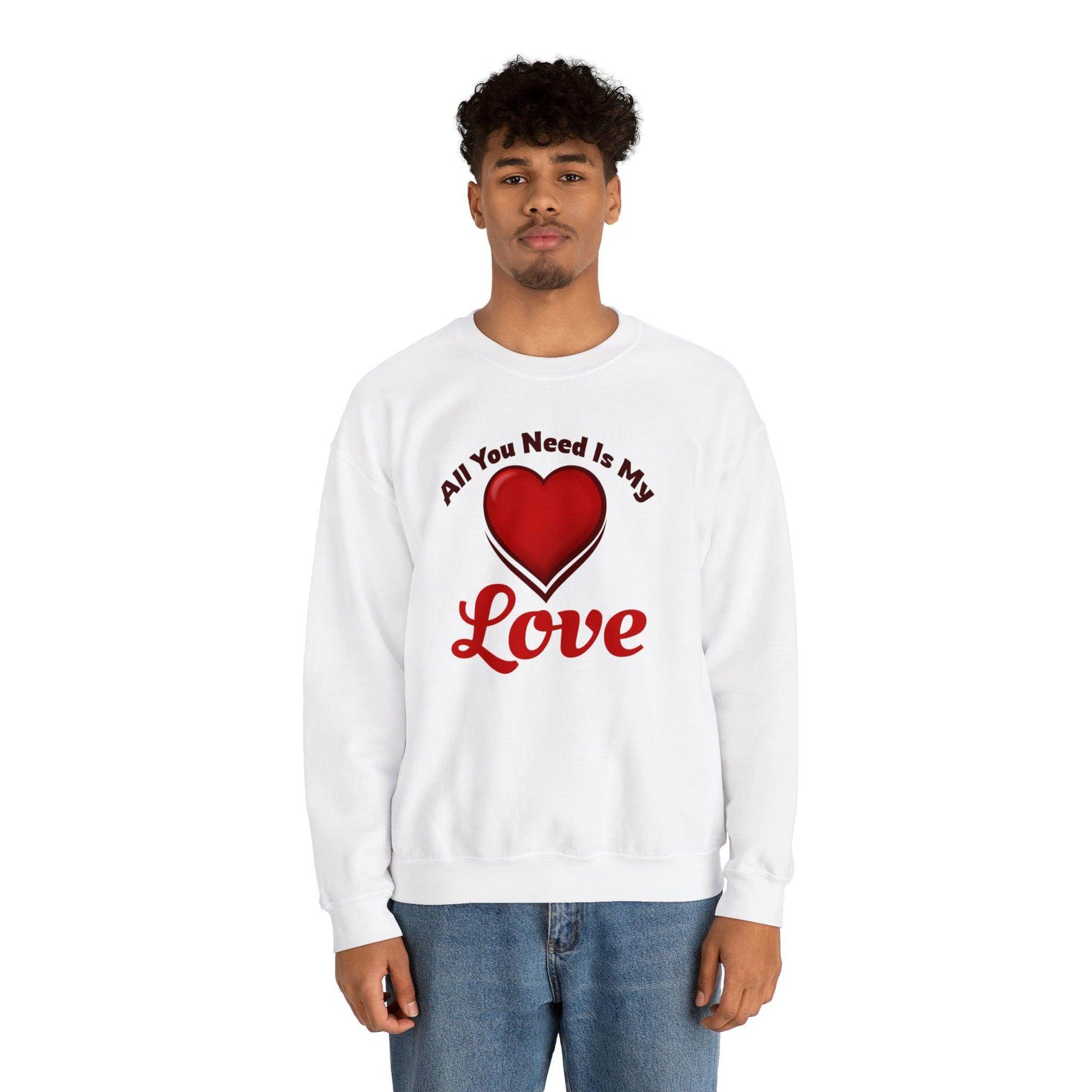 All you need is My Love Tee Hooded Sweatshirt - Giftsmojo
