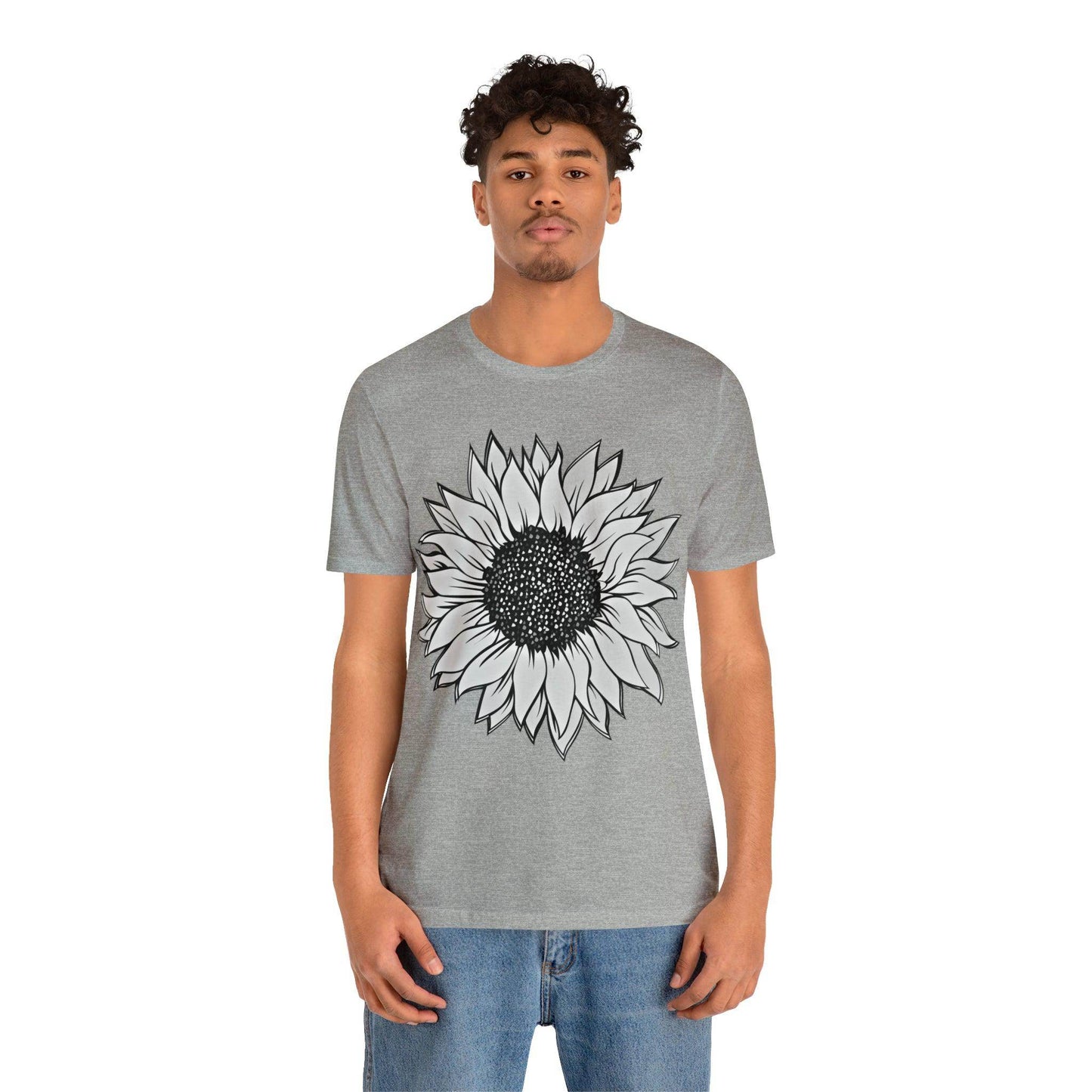 Sunflower Shirt, Floral Tee Shirt, Flower Shirt, Garden Shirt, Womens Fall Summer Shirt Sunshine Tee, Gift for Gardener, Nature love - Giftsmojo