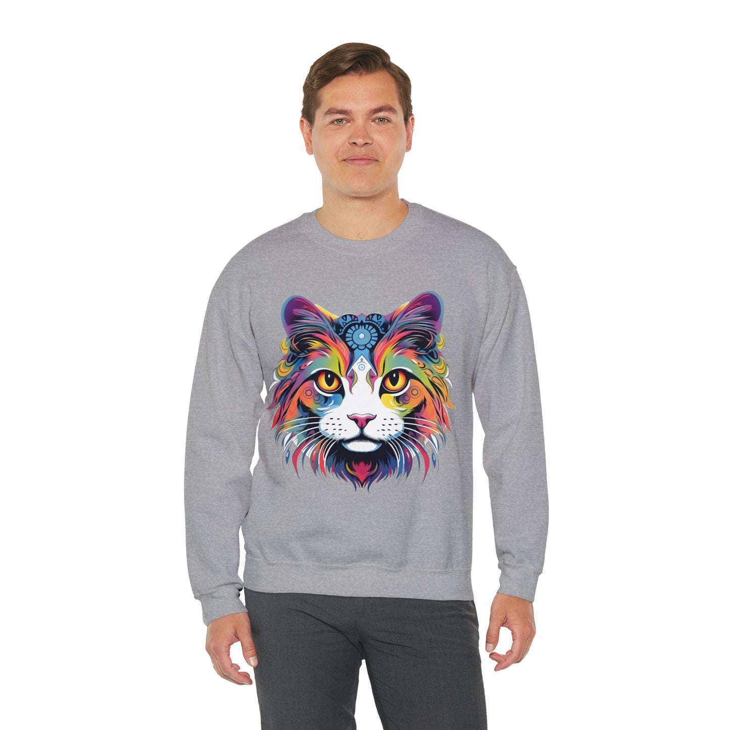 Vintage Cat Lover Sweater Animal Lover Gift Cat Mom Gift Cat Lover Gift Cat Mom Sweatshirt Retro Cat Sweatshirt Cat Crewneck Sweatshirt