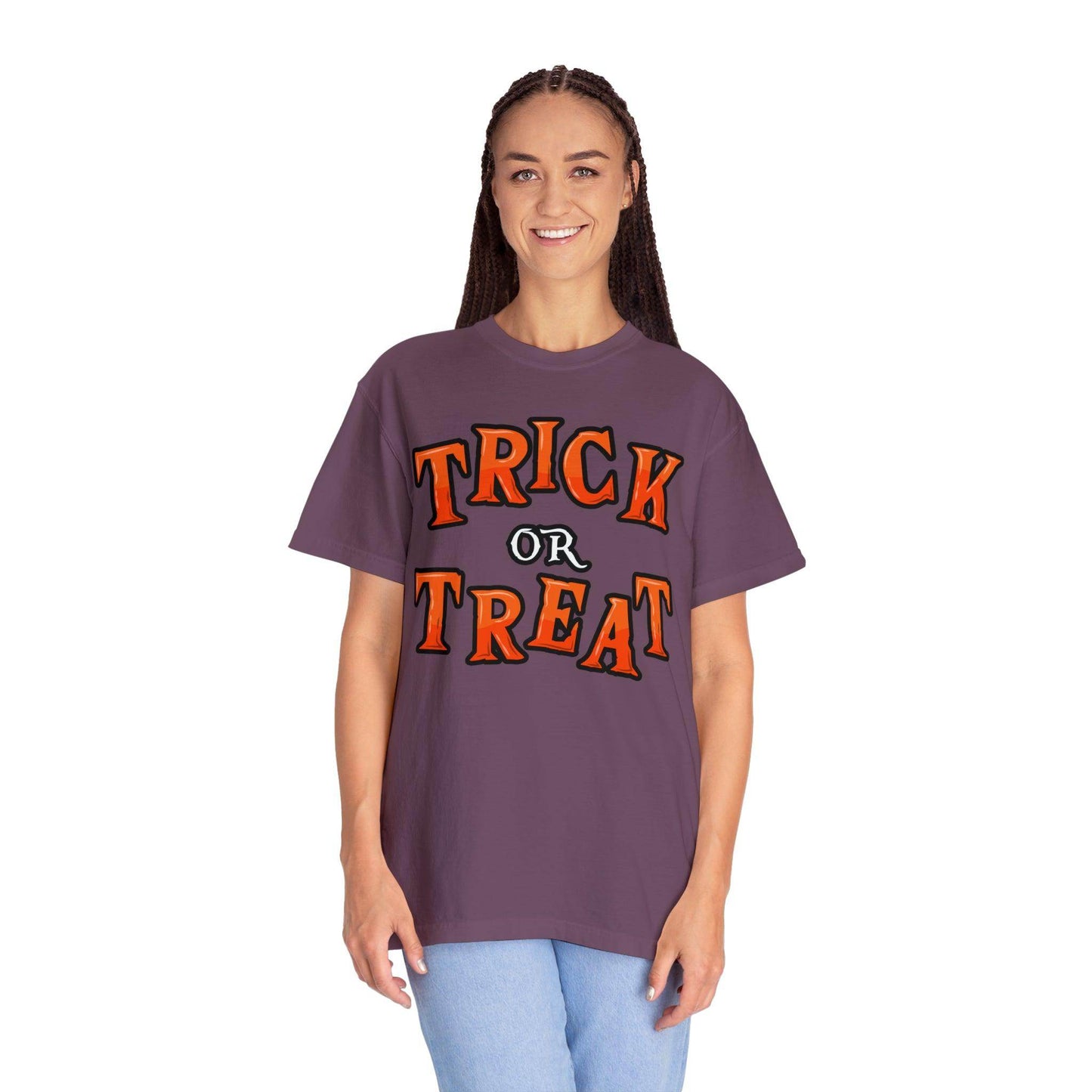 Trick or Treat Shirt Halloween Party Outfit Vintage Shirt Halloween Shirt Cute Spooky Shirt, Halloween Gift Halloween T-shirtRetro Halloween Tshirt - Giftsmojo
