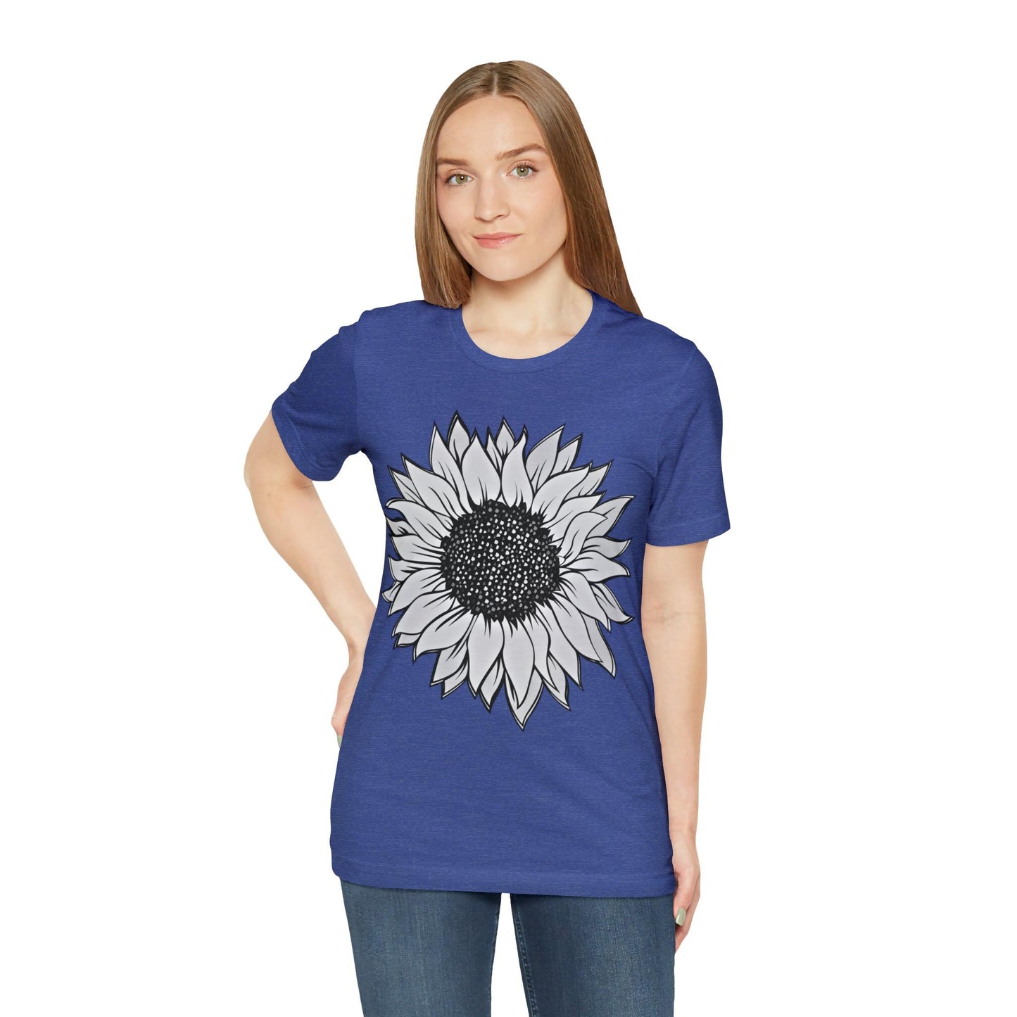 Sunflower Shirt, Floral Tee Shirt, Flower Shirt, Garden Shirt, Womens Fall Summer Shirt Sunshine Tee, Gift for Gardener, Nature love