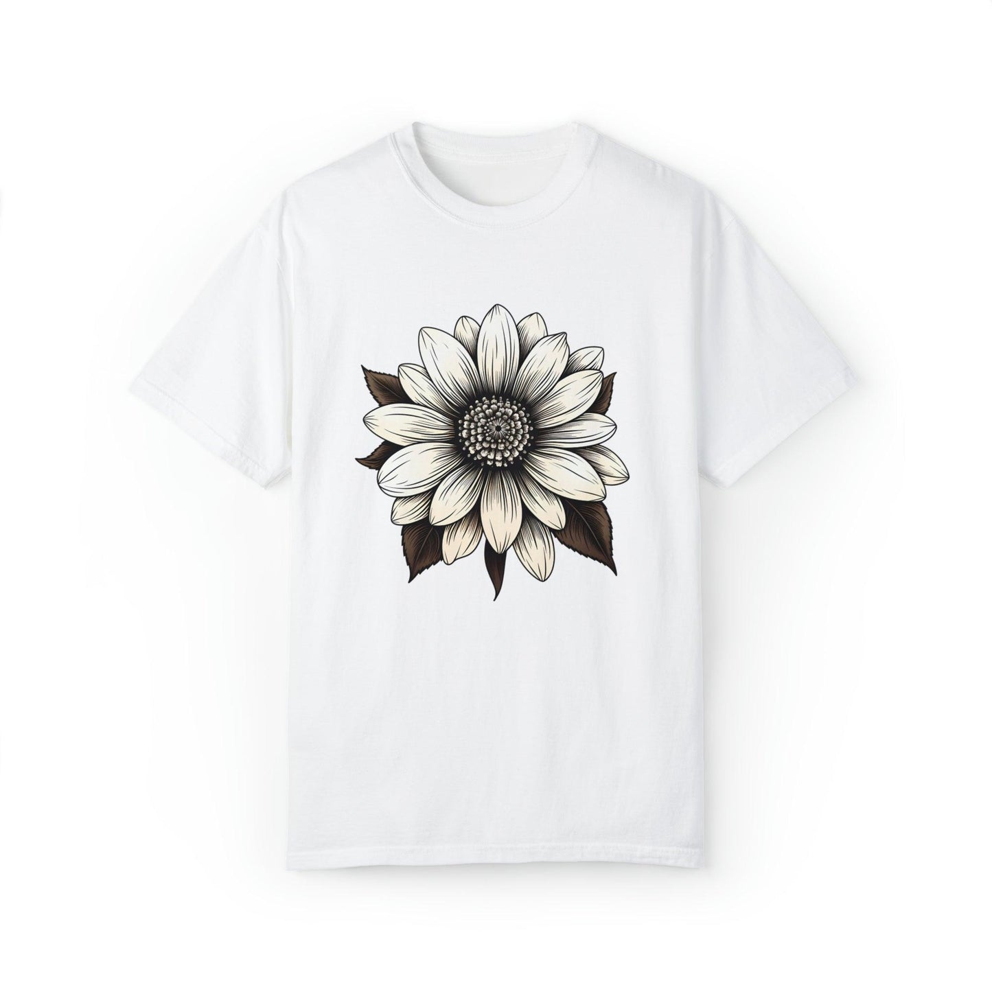 Sunflower Shirt Flower Shirt Aesthetic Women Top Floral Graphic Tee Floral Shirt Flower T-shirt, Wild Flower Shirt Gift For Her