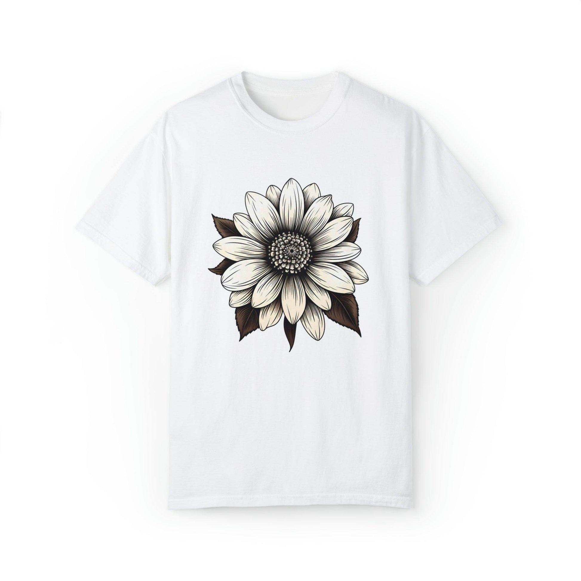 Sunflower Shirt Flower Shirt Aesthetic Women Top Floral Graphic Tee Floral Shirt Flower T-shirt, Wild Flower Shirt Gift For Her - Giftsmojo