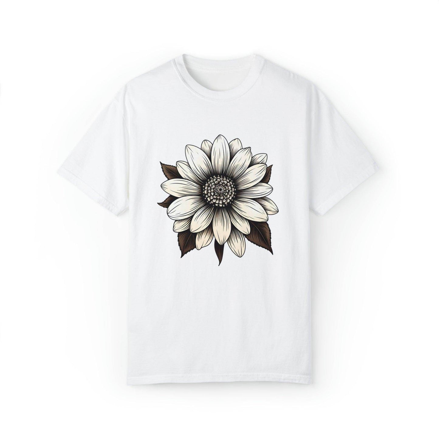 Sunflower Shirt Flower Shirt Aesthetic Women Top Floral Graphic Tee Floral Shirt Flower T-shirt, Wild Flower Shirt Gift For Her - Giftsmojo