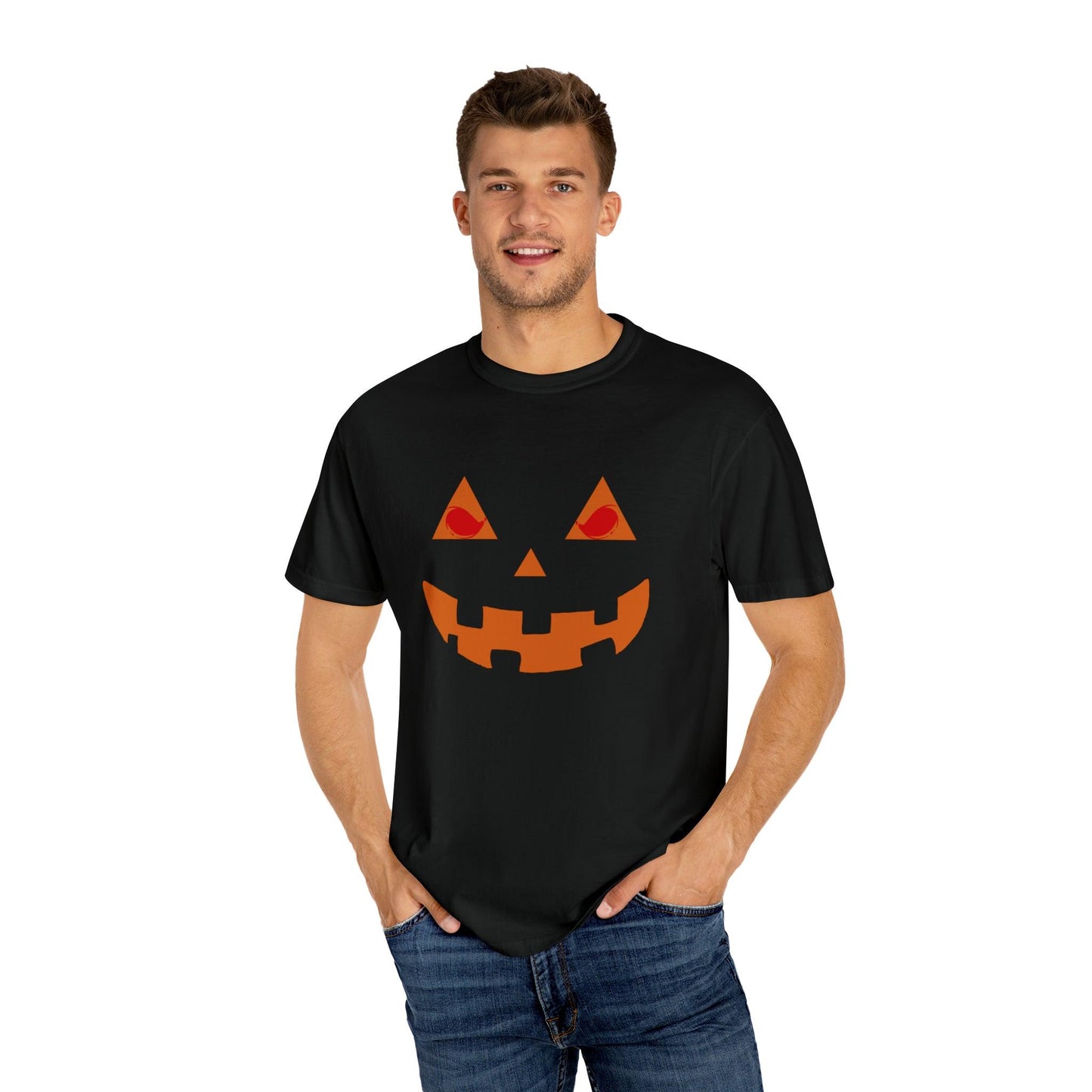 Cute Halloween Pumpkin Faces Scary Faces, Pumpkin Silhouette, Vintage Shirt Halloween Shirt Pumpkin Face Halloween Costume Comfort Colors - Giftsmojo