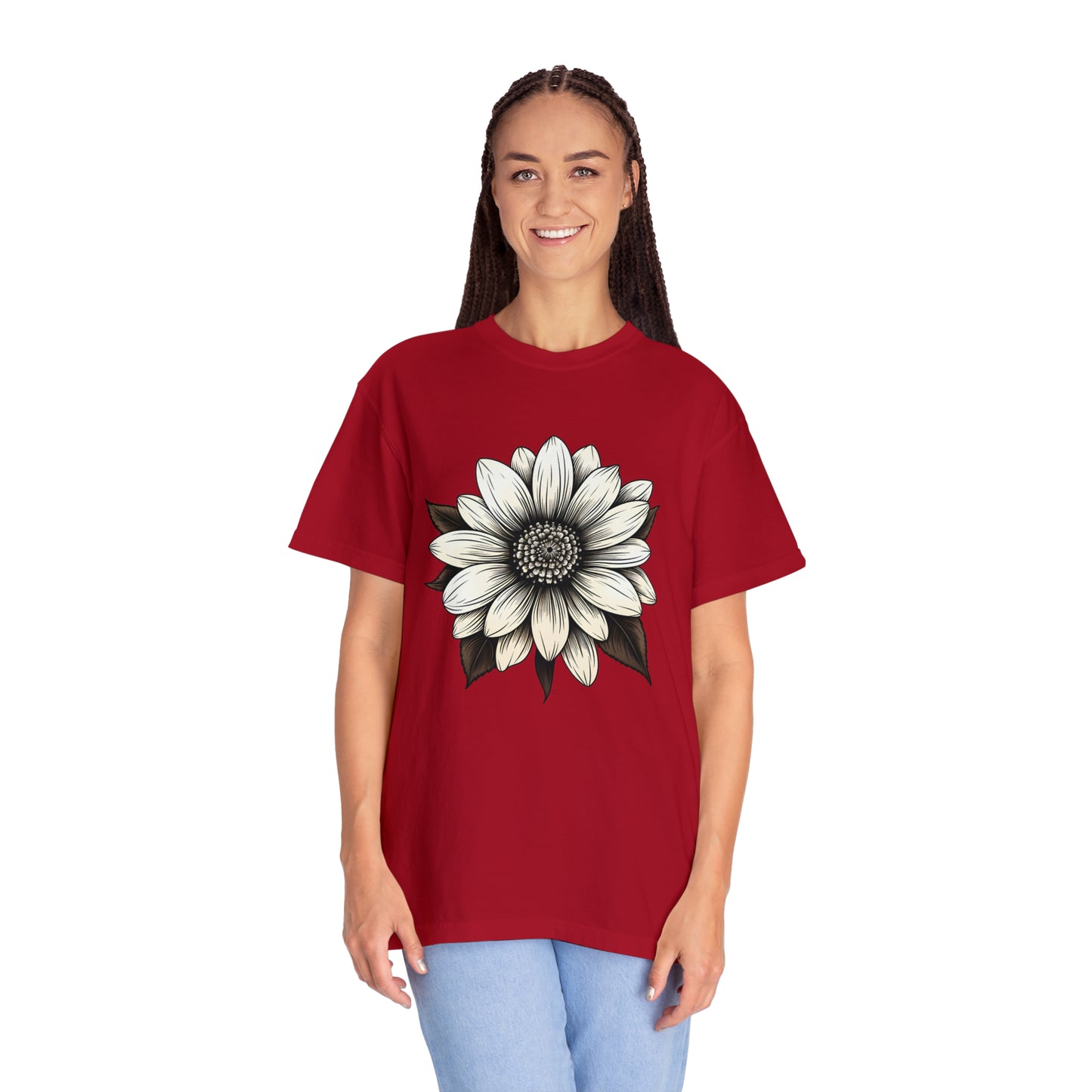Sunflower Shirt Flower Shirt Aesthetic Women Top Floral Graphic Tee Floral Shirt Flower T-shirt, Wild Flower Shirt Gift For Her
