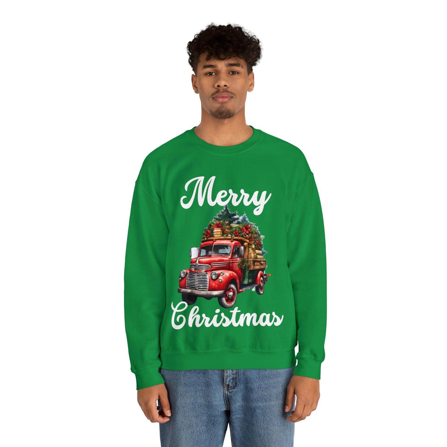 Christmas Tree Truck Sweatshirt Christmas Truck Sweatshirt Christmas Sweater Tree Truck Shirt Christmas Sweatshirt Tree Sweat Pine Tree Pullover - Giftsmojo