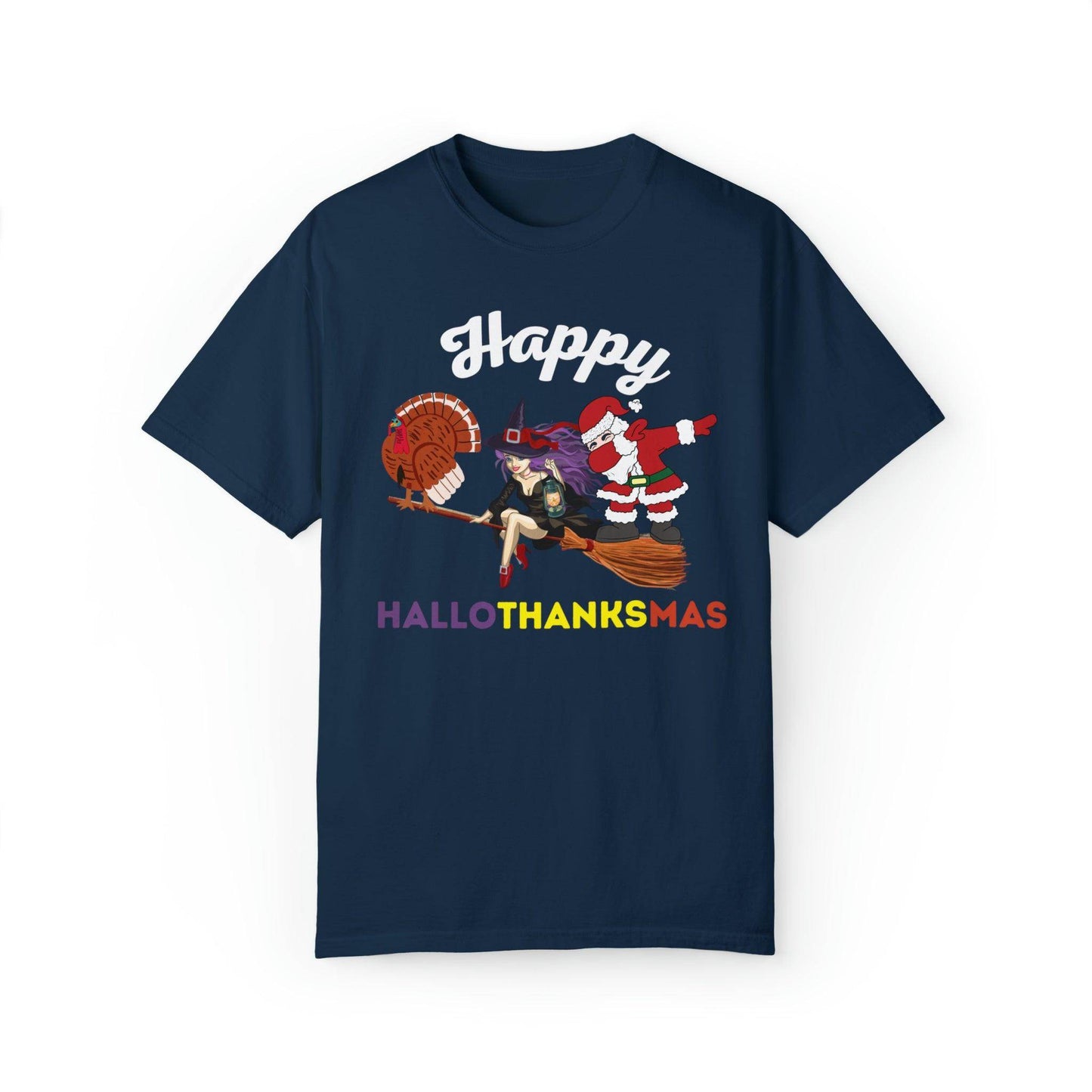 Happy HALLOTHANKSMAS Gift for Fall Halloween Thanksgiving Christmas Gift - Giftsmojo