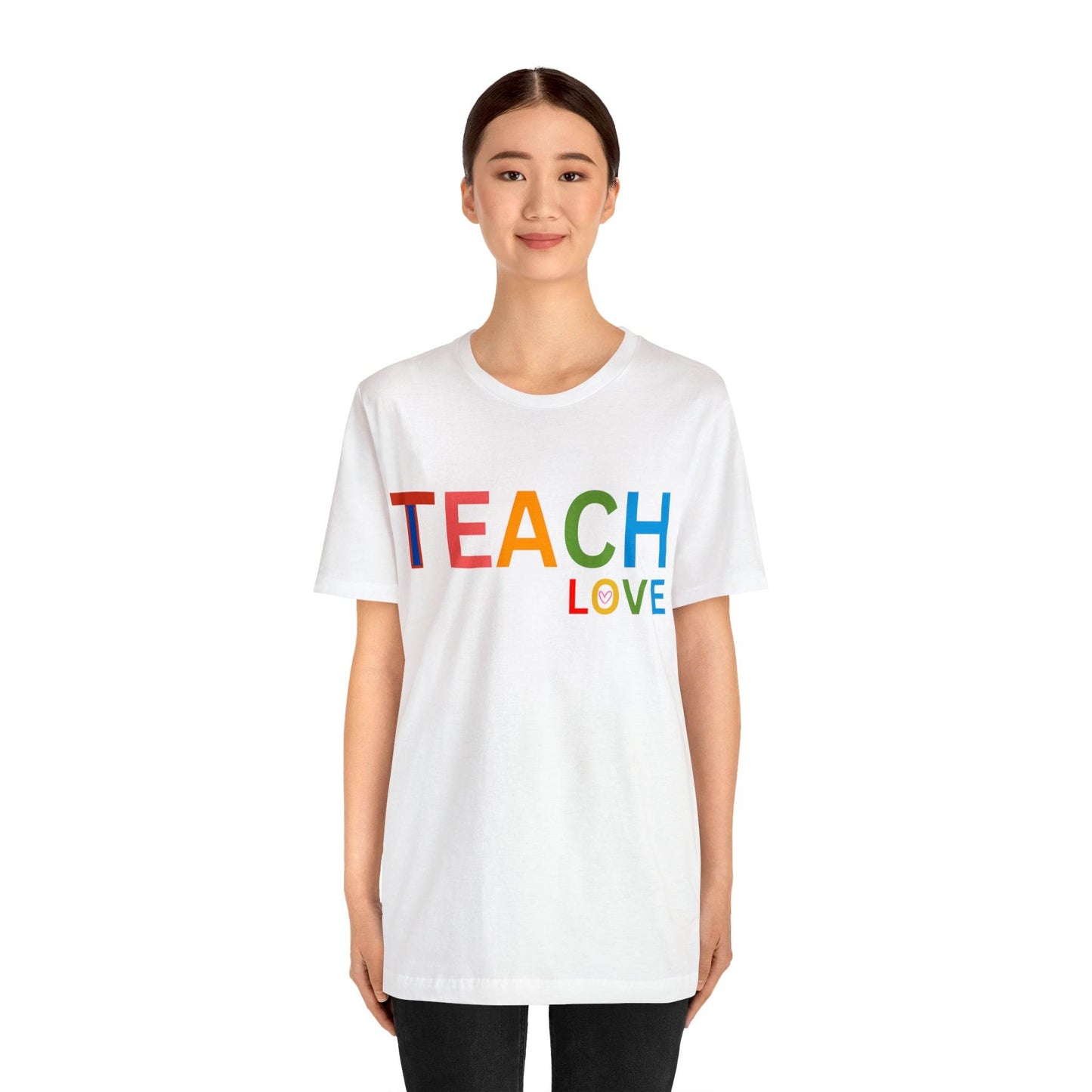 I Teach Love Shirt, Teacher Shirt, Teacher Appreciation Gift for Teachers - Giftsmojo