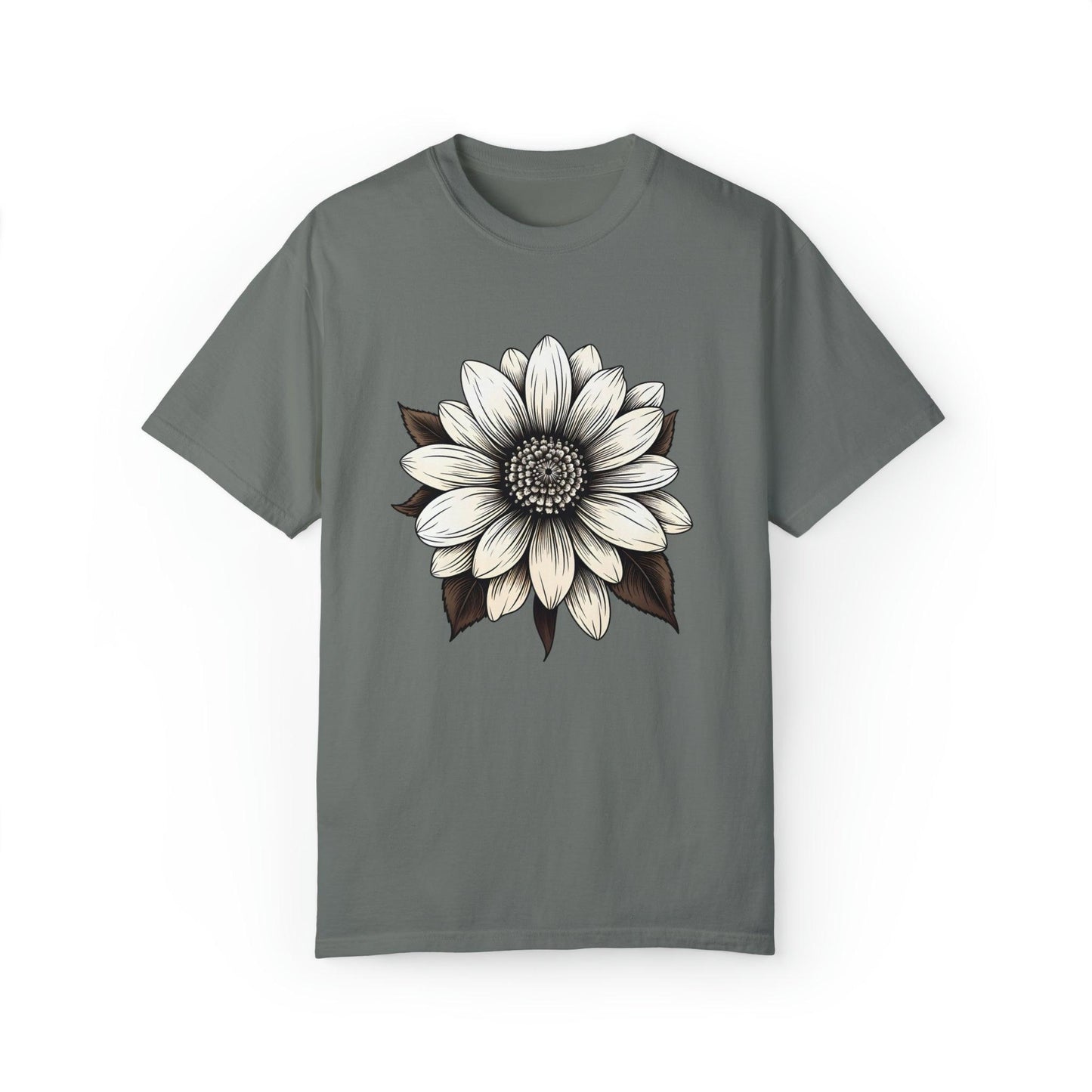Sunflower Shirt Flower Shirt Aesthetic Women Top Floral Graphic Tee Floral Shirt Flower T-shirt, Wild Flower Shirt Gift For Her