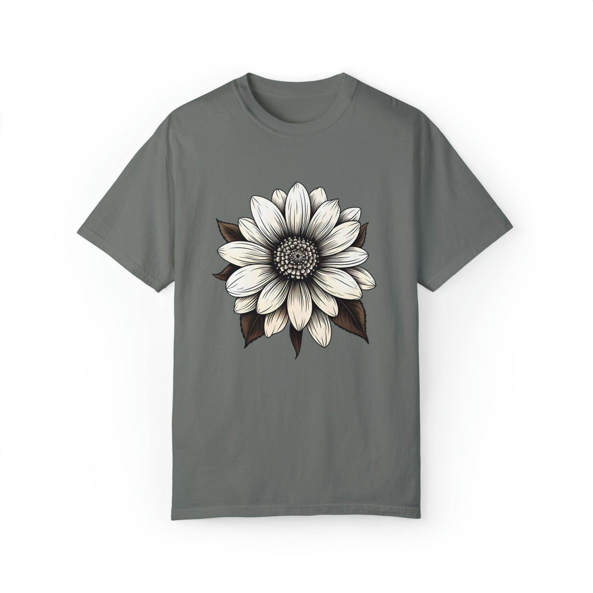Sunflower Shirt Flower Shirt Aesthetic Women Top Floral Graphic Tee Floral Shirt Flower T-shirt, Wild Flower Shirt Gift For Her - Giftsmojo