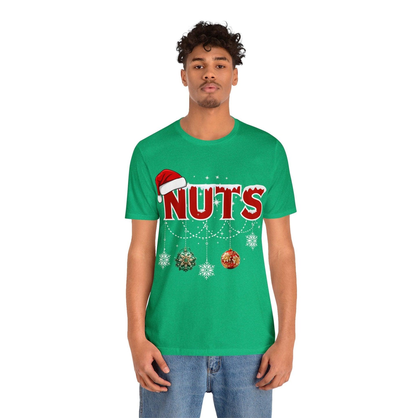 Funny Christmas Couples Matching Shirt Chest Nuts Shirts Holiday Shirt Cute Christmas Shirt Couple Sweater, Family Tee - Giftsmojo