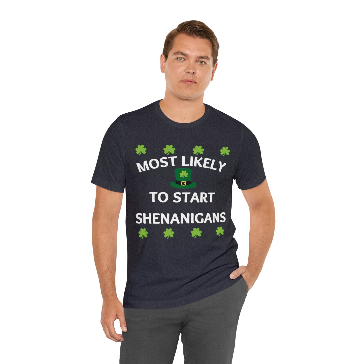 Most likely to start Shenanigans Family Matching St Patricks Shirt