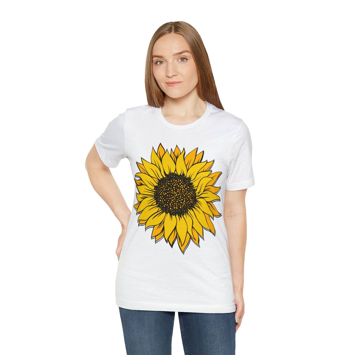 Sunflower Shirt, Floral Tee Shirt, Flower Shirt, Garden Shirt, Womens Fall Summer Shirt Sunshine Tee, Gift for Gardener, Nature lover shirt - Giftsmojo