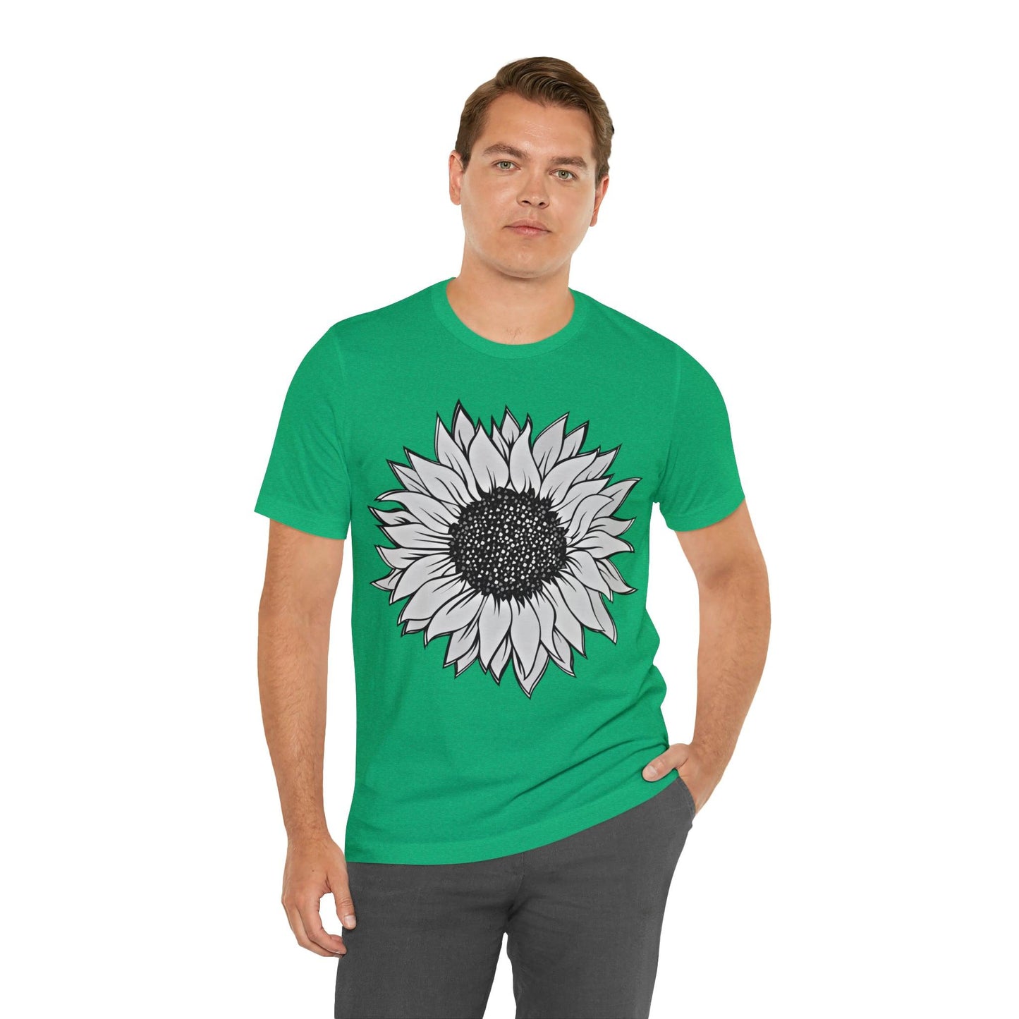 Sunflower Shirt, Floral Tee Shirt, Flower Shirt, Garden Shirt, Womens Fall Summer Shirt Sunshine Tee, Gift for Gardener, Nature love