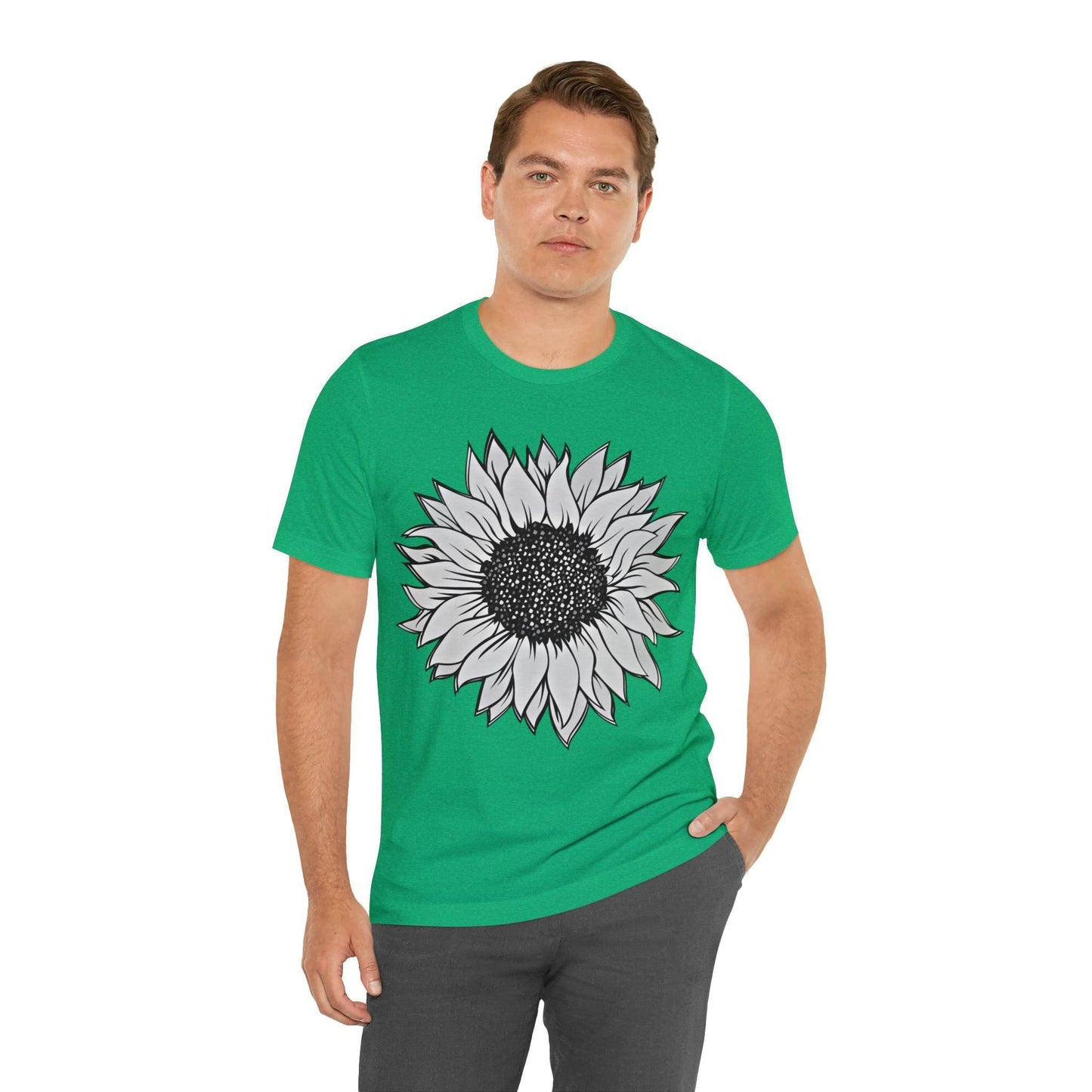 Sunflower Shirt, Floral Tee Shirt, Flower Shirt, Garden Shirt, Womens Fall Summer Shirt Sunshine Tee, Gift for Gardener, Nature love - Giftsmojo