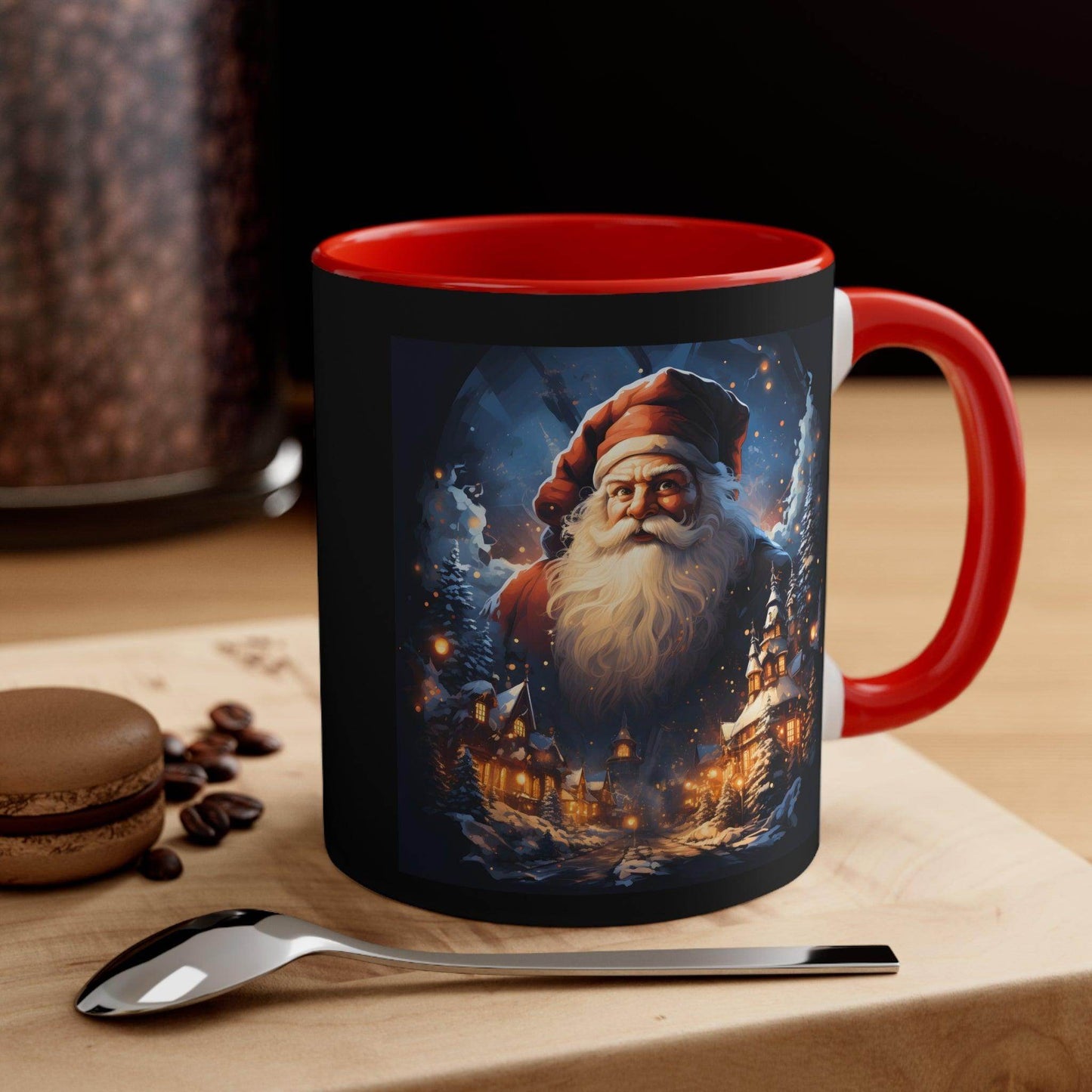 Santa Mug, Merry Christmas Coffee Mug, Christmas Coffee mug Hot Cocoa Mug 11oz Christmas Gift for Coffee lovers - Giftsmojo