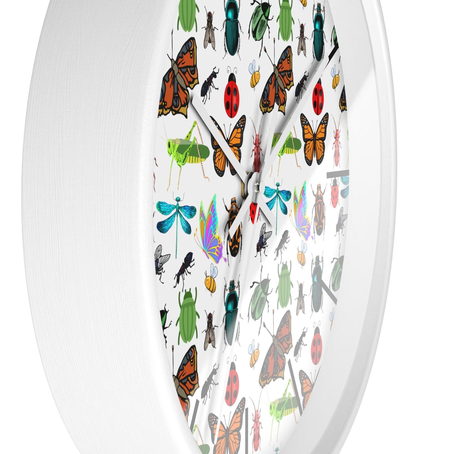 Bug Wall Clock Wall Clock Insects Wall Clock Home Decor Gift House Warming Gift - Unique Gift Farmhouse Clocks For Wall Living Room Bedroom
