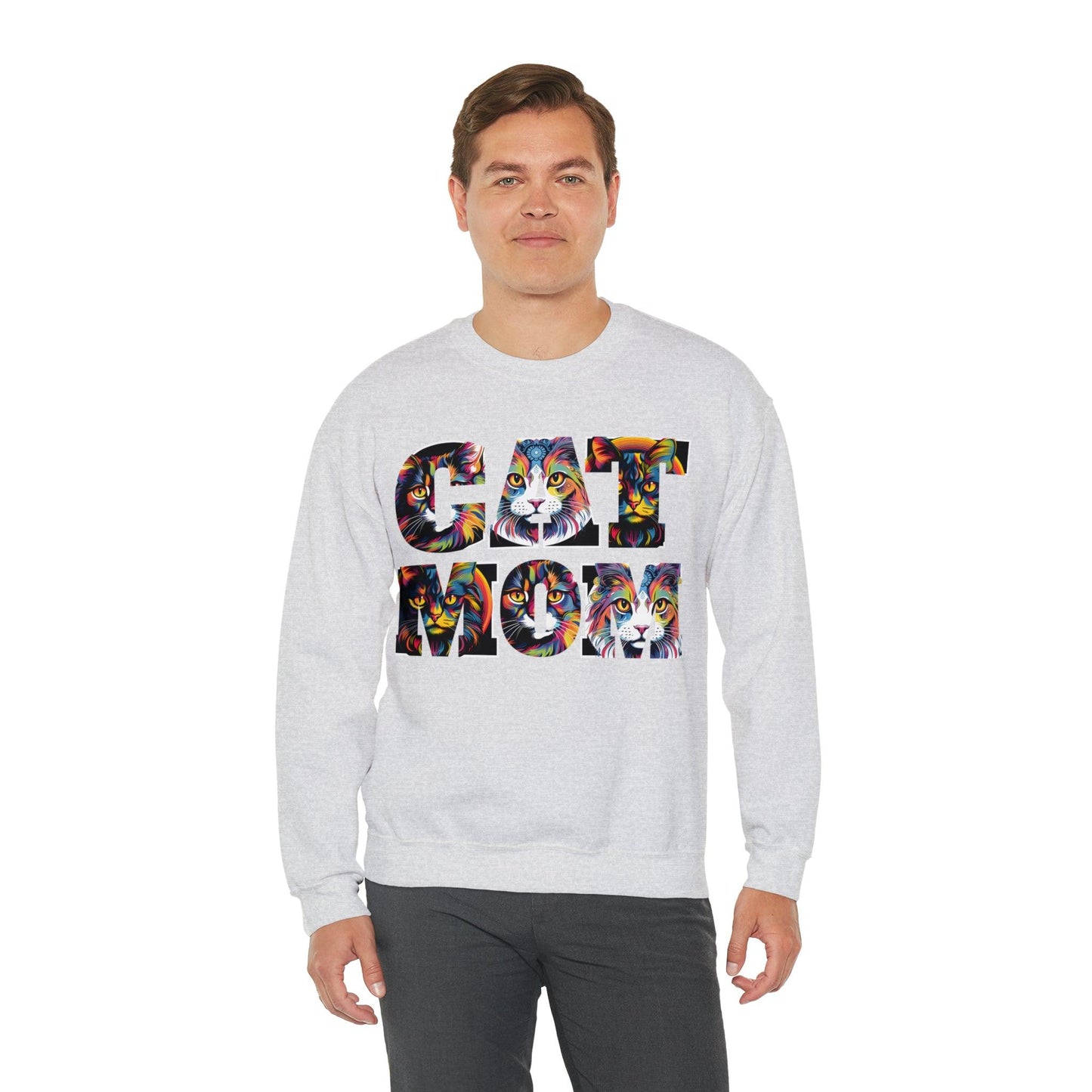 Vintage Cat Sweatshirt Cat Mom Sweatshirt Cat Crewneck Sweatshirt Cat Mom Gift Cat Lover Gift Animal Lover Cat Mama Shirt Cat Lover Sweater