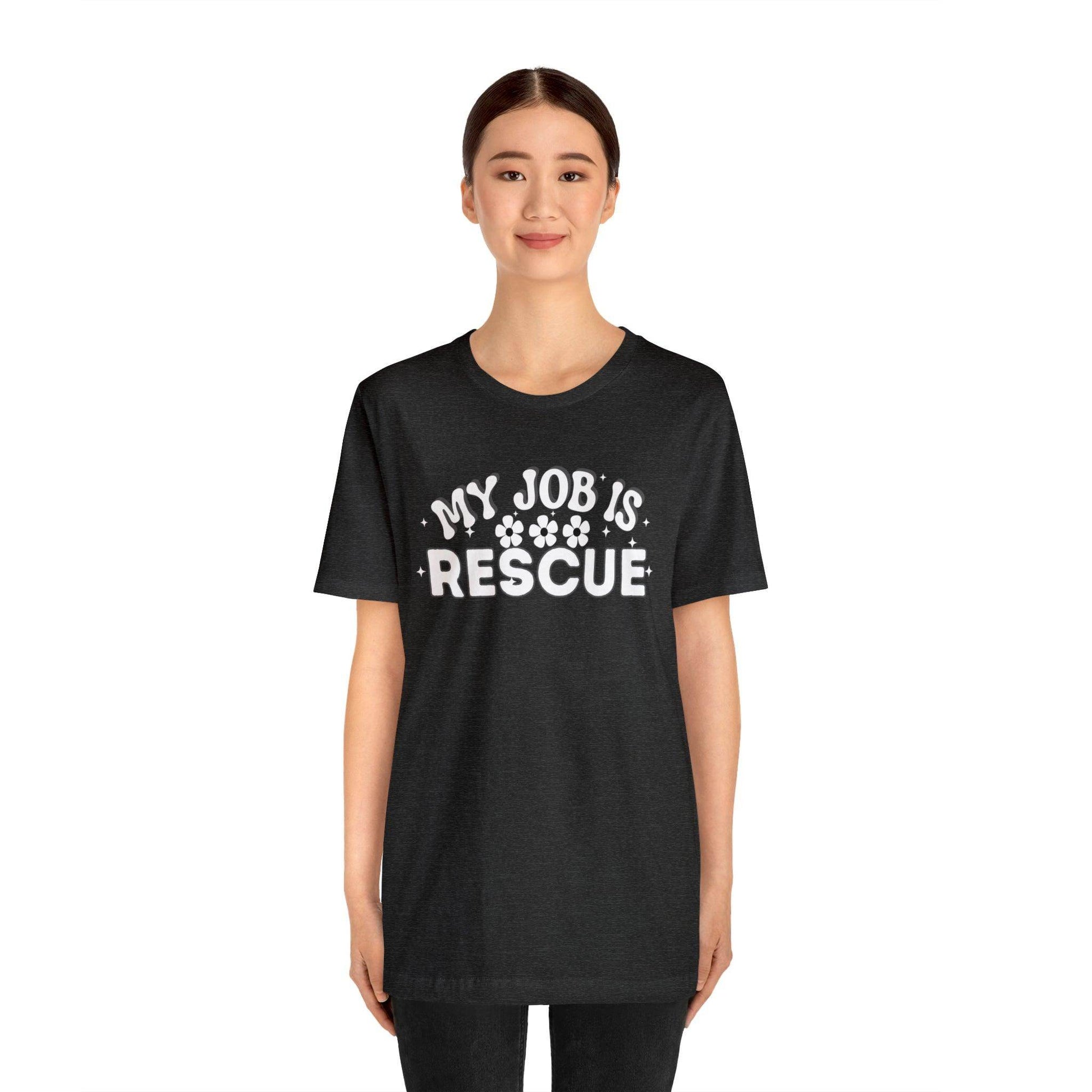 My Job is Rescue Shirt Firefighter Shirt Coast Guard Shirt - Giftsmojo