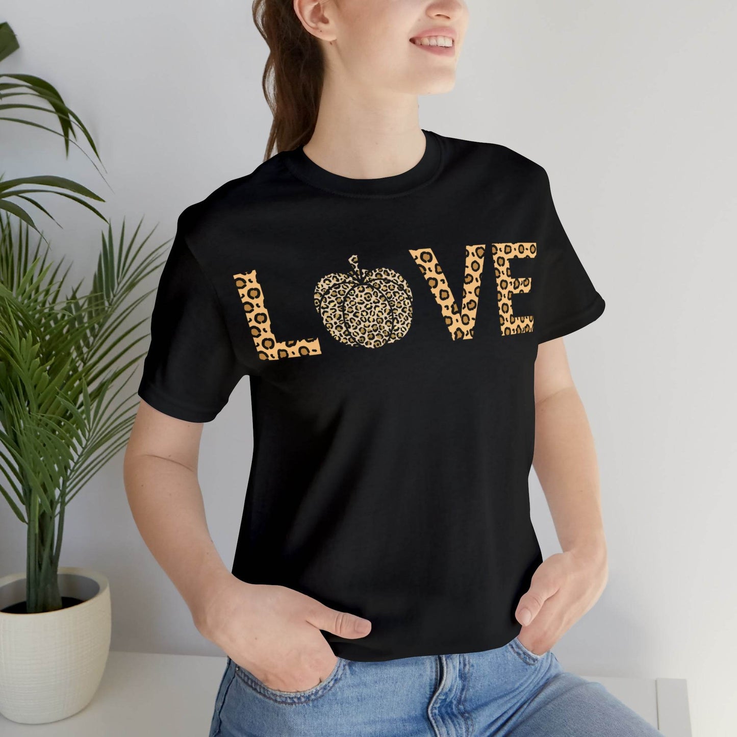 Embrace the Wild - Fall Leopard Print Shirt Leopard Print Love Fall - Pumpkin shirt - autumn shirt - Giftsmojo