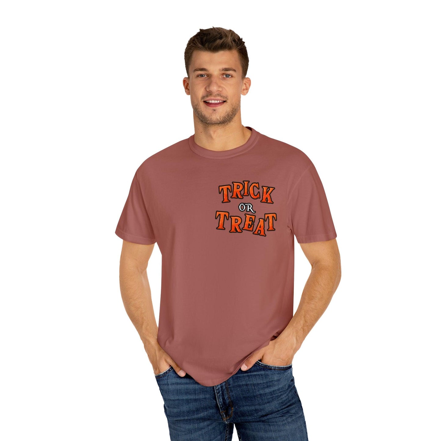 Halloween Party Outfit Trick or Treat Shirt Vintage Shirt Halloween Costume Cute Spooky Shirt, Halloween Gift Halloween T-shirt Trick or Treat Outfit