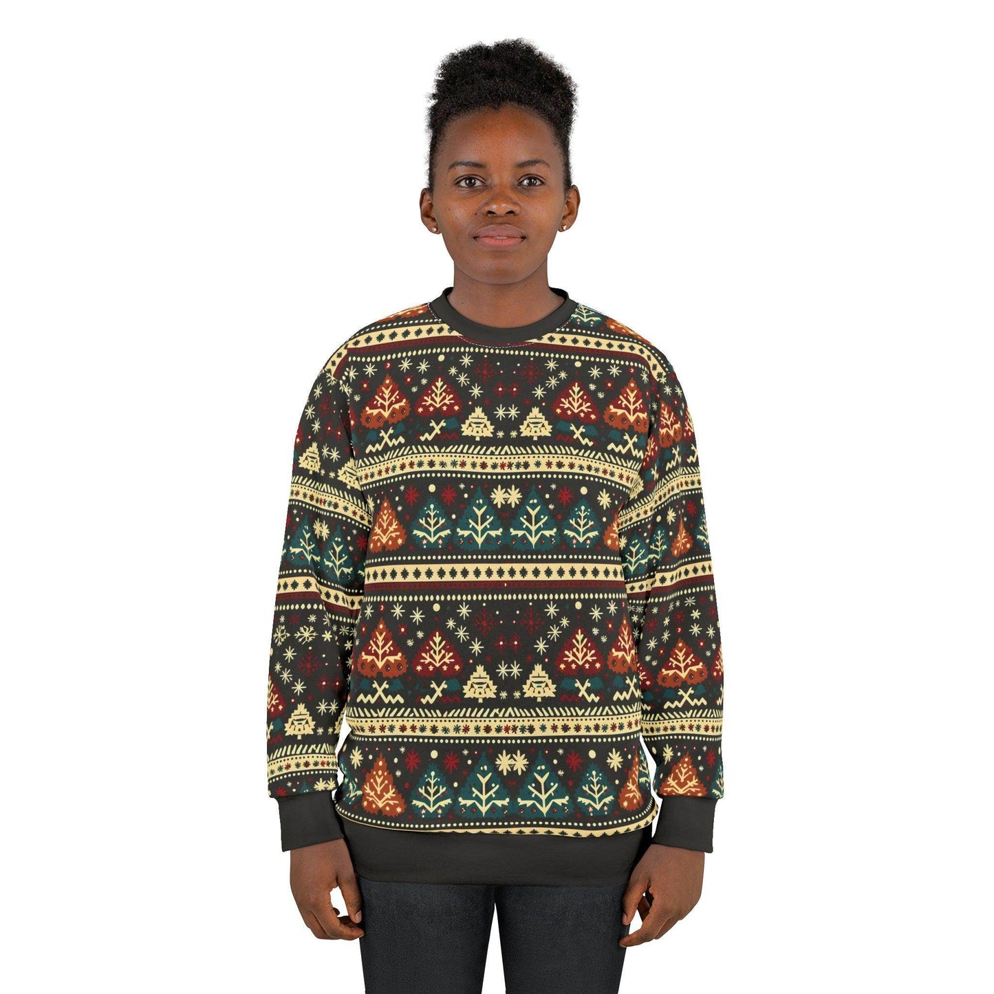 Ugly Christmas Sweater Green Christmas Sweatshirt Ugly Sweatshirt Full Ugly Christmas Shirt - Giftsmojo