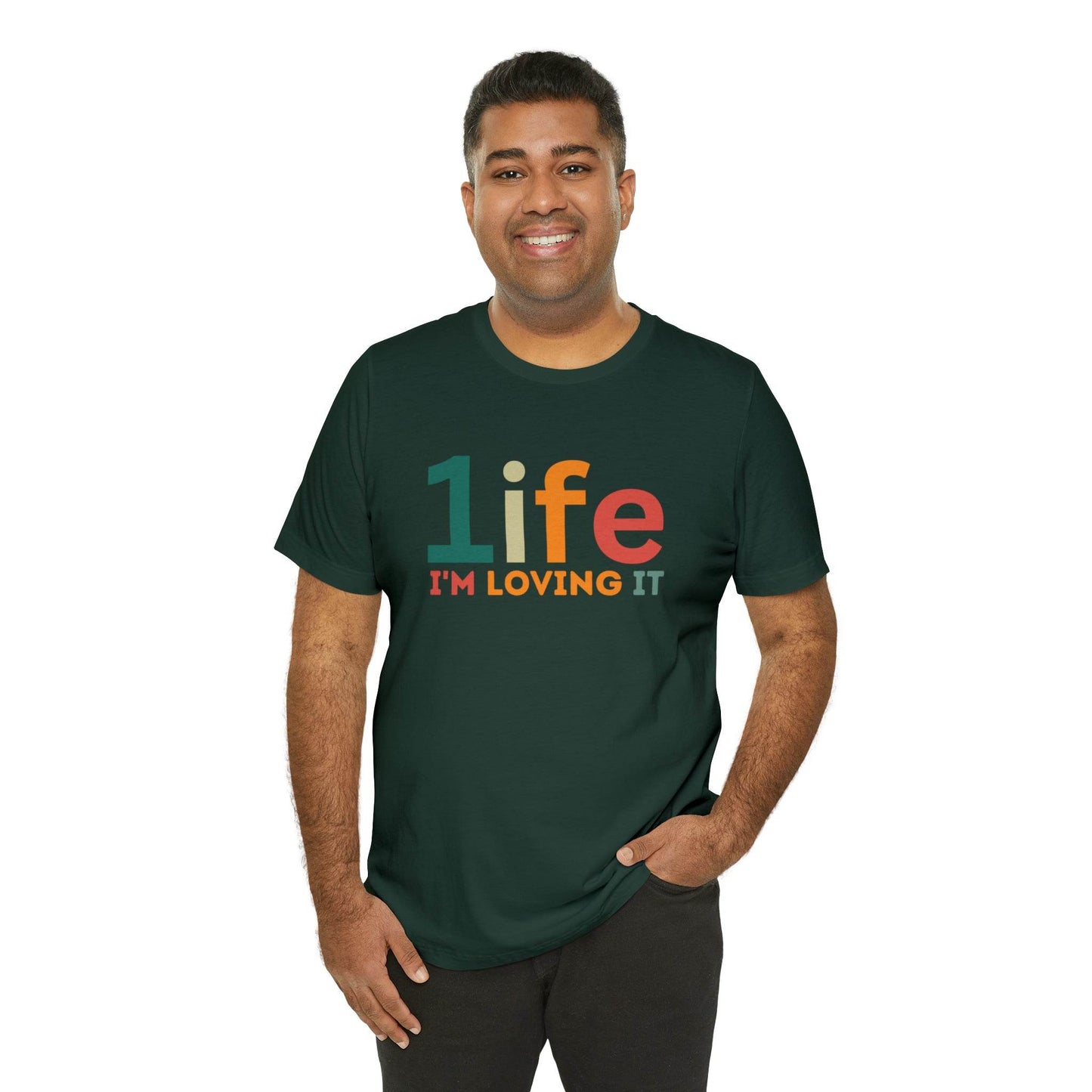 One life I'M Loving It Shirt Retro 1life shirt Live Your Life You Only Have One Life To Live Retro Shirt - Giftsmojo