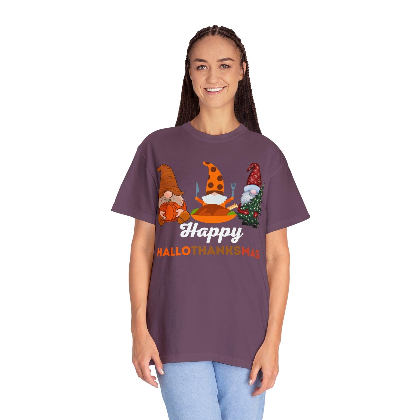 Happy HALLOTHANKSMAS Gift for Fall Halloween Thanksgiving Christmas Gift