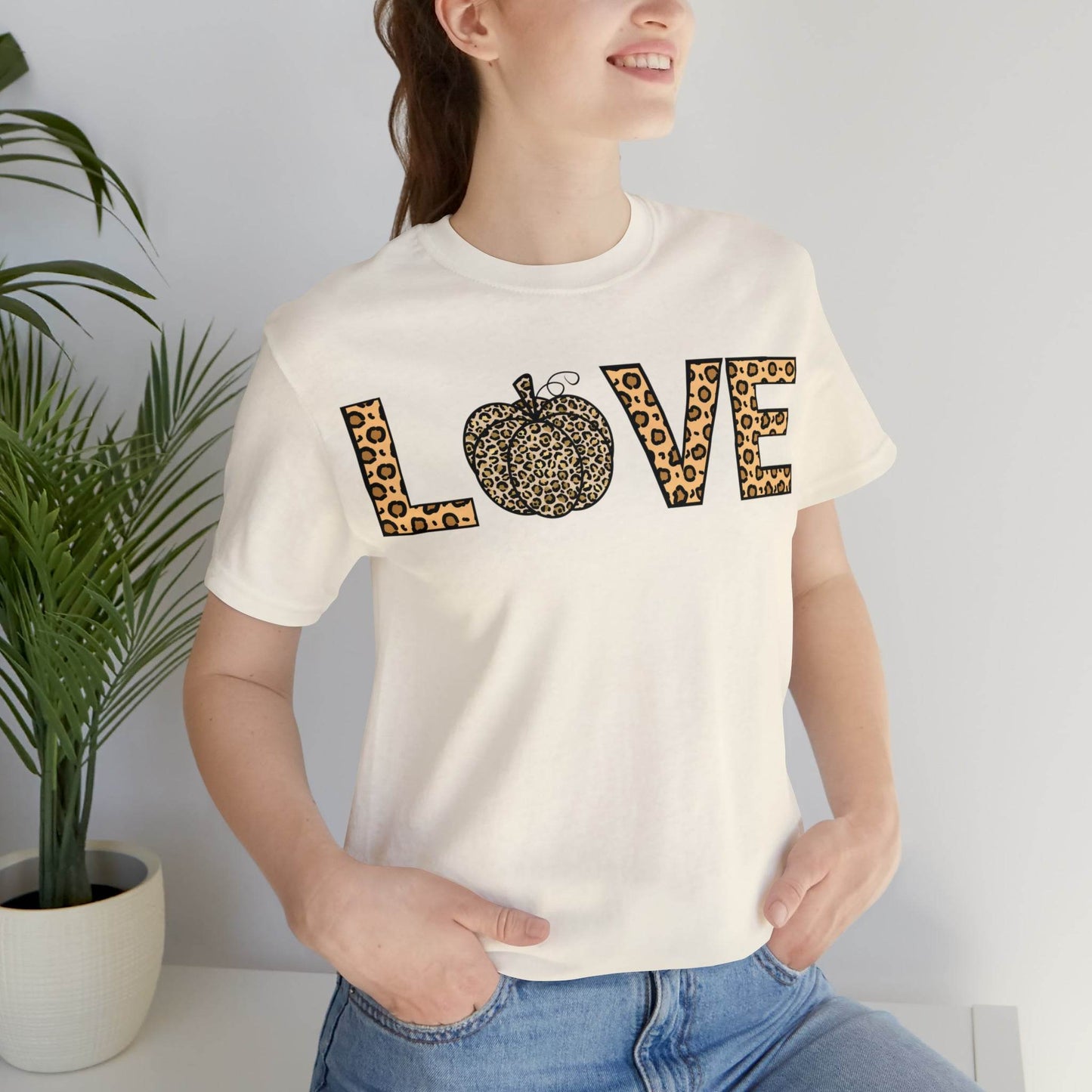 Embrace the Wild - Fall Leopard Print Shirt Leopard Print Love Fall - Pumpkin shirt - autumn shirt - Giftsmojo