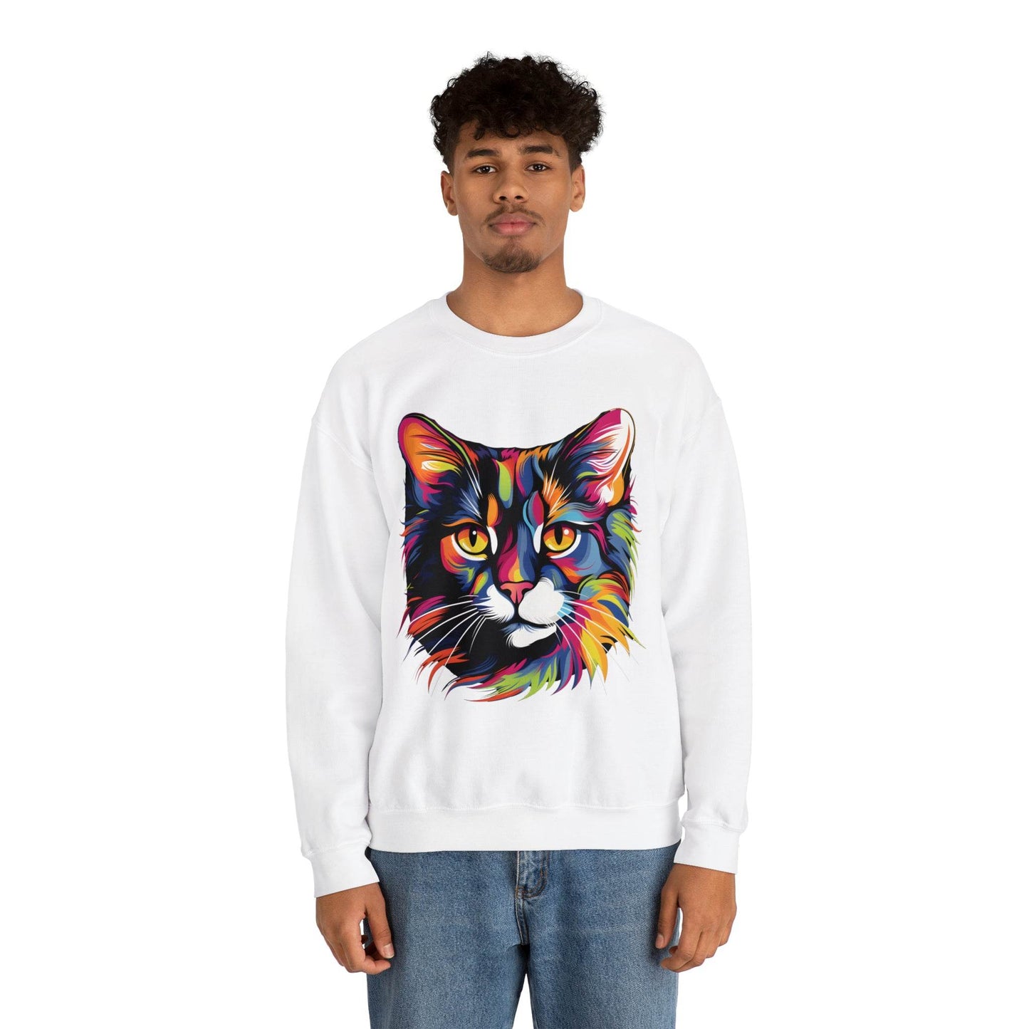 Retro Cat Lover Sweater Animal Lover Gift Cute Cat Mom Gift Cat Lover Gift Vintage Cat Mom Sweatshirt Cat Sweatshirt Cat Crewneck Sweatshirt - Giftsmojo
