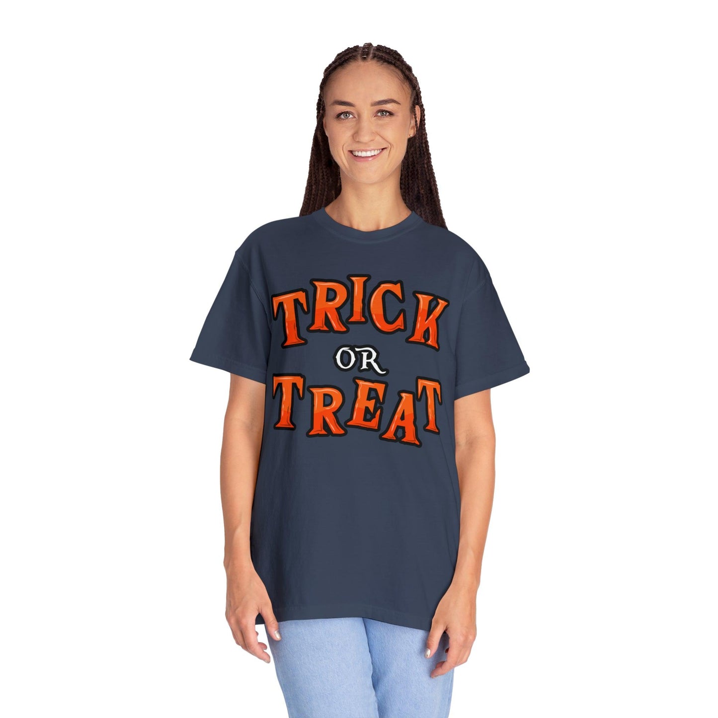 Trick or Treat Shirt Halloween Party Outfit Vintage Shirt Halloween Shirt Cute Spooky Shirt, Halloween Gift Halloween T-shirtRetro Halloween Tshirt - Giftsmojo