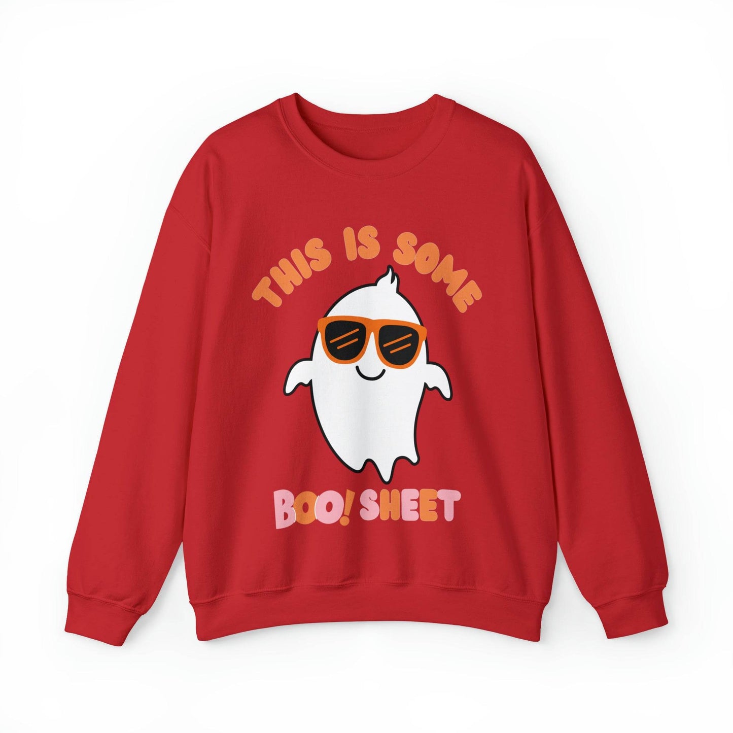 This Is Some Boo Sheet Ghost Sweatshirt Cute Ghost Sweatshirt Boo Ghost Sweatshirt Gift Shirt Funny Halloween Shirt Spooky Season Shirt - Giftsmojo