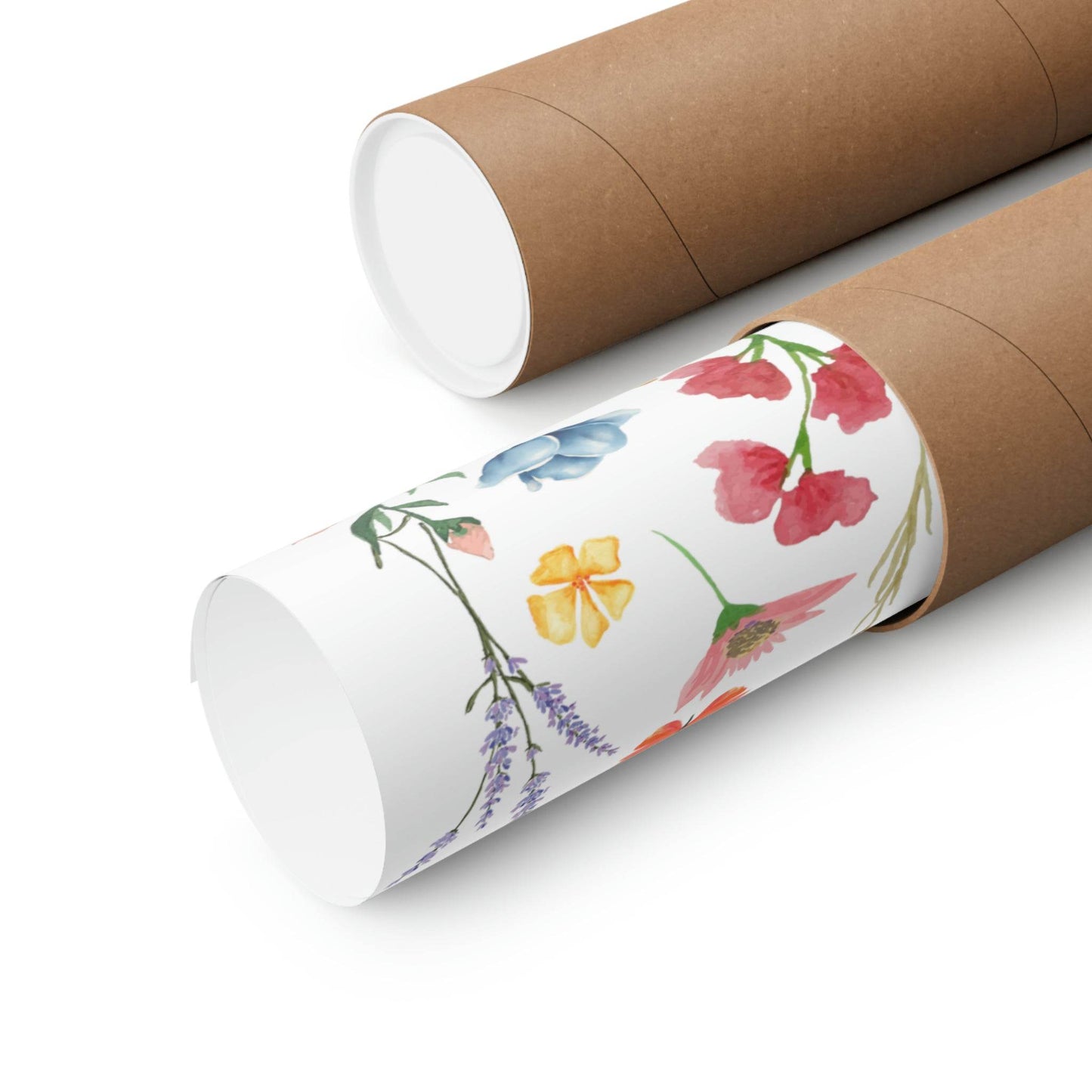 Wildflowers Watercolor Vertical Poster - Giftsmojo