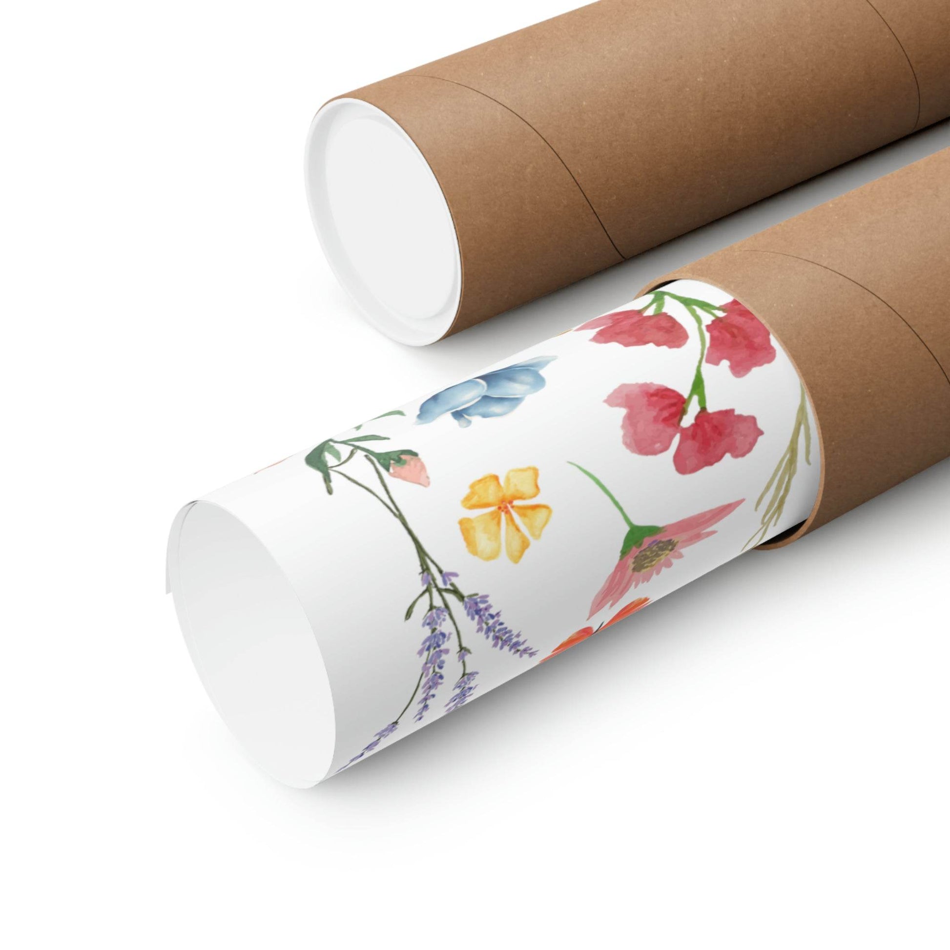 Wildflowers Watercolor Vertical Poster - Giftsmojo