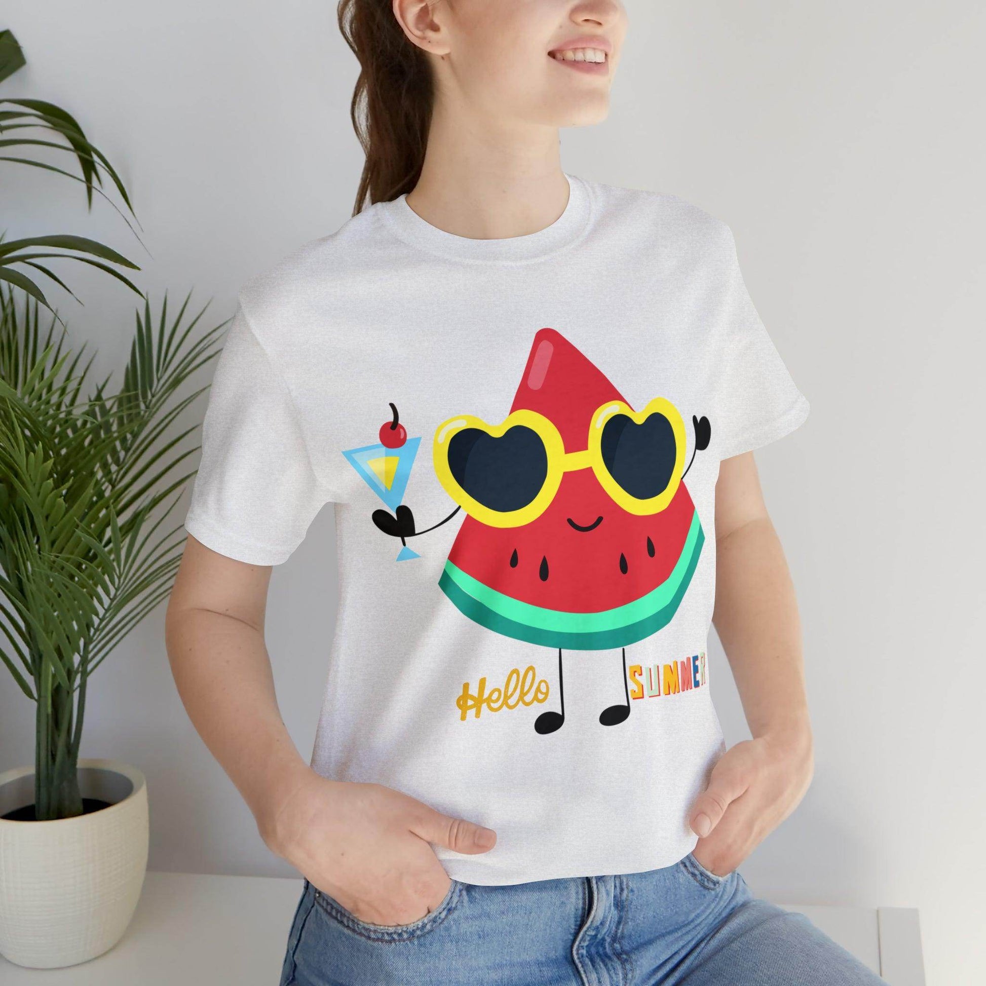 Funny Hello Summer Shirt, Water Mellon shirt, Summer shirts for women and men - Giftsmojo