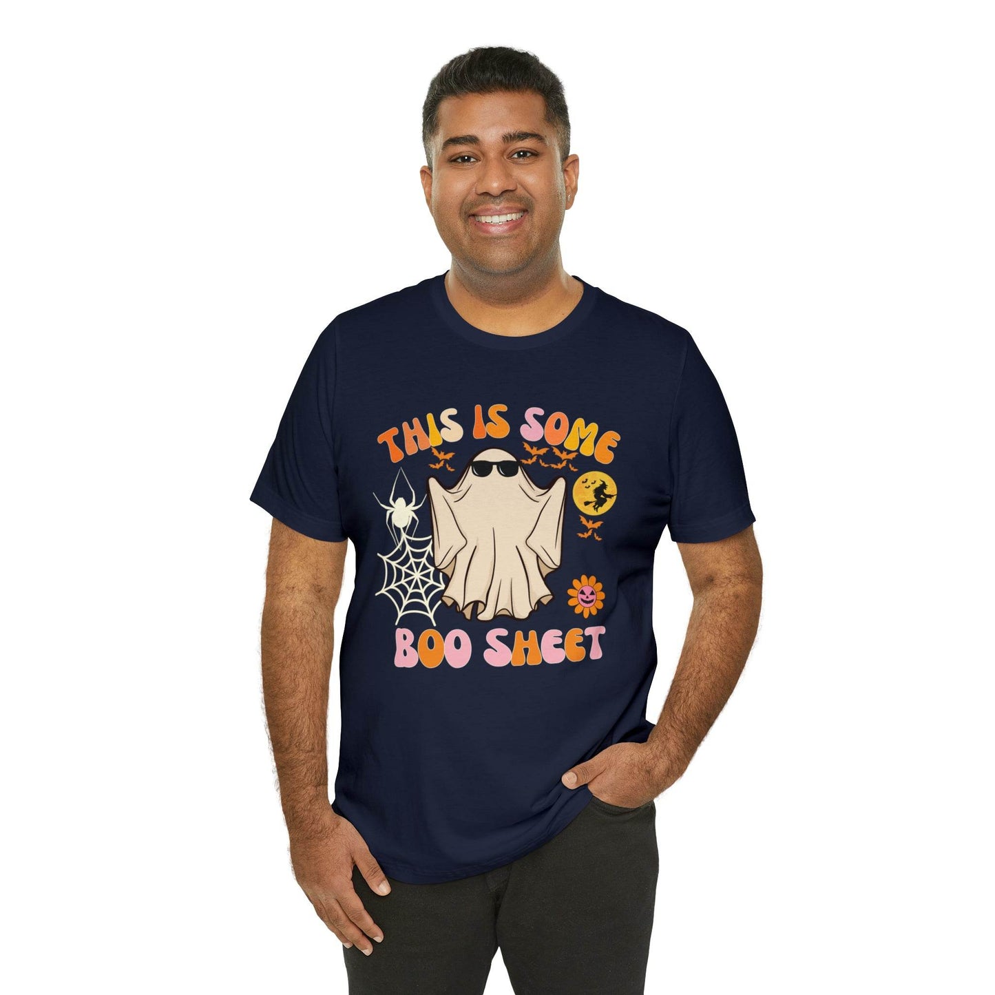 This Is Some Boo Sheet Funny Halloween Shirt Funny Halloween Costume Spooky Season Tee Funny Gift Shirt for Birthday Christmas Anniversary - Giftsmojo