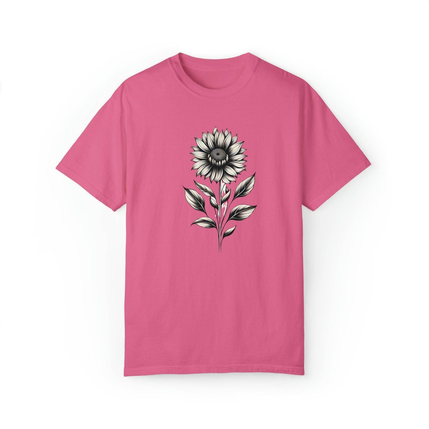 Sunflower Shirt Flower Shirt Aesthetic, Floral Graphic Tee Floral Shirt Flower T-shirt, Wild Flower Shirt Gift For Her Wildflower T-shirt - Giftsmojo