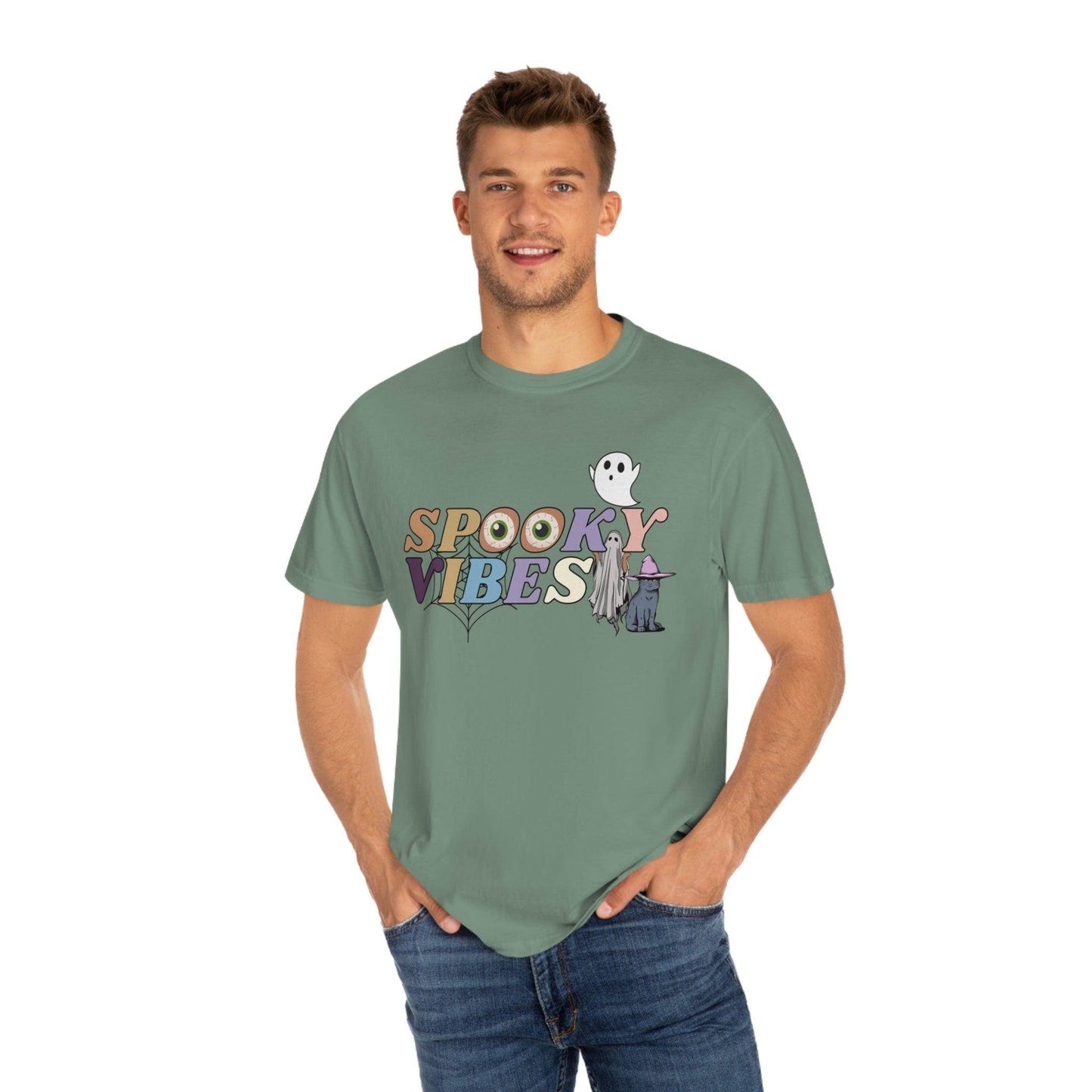 Retro Halloween Tshirt, Spooky Vibes Shirt, Vintage Shirt Halloween Shirt - Giftsmojo