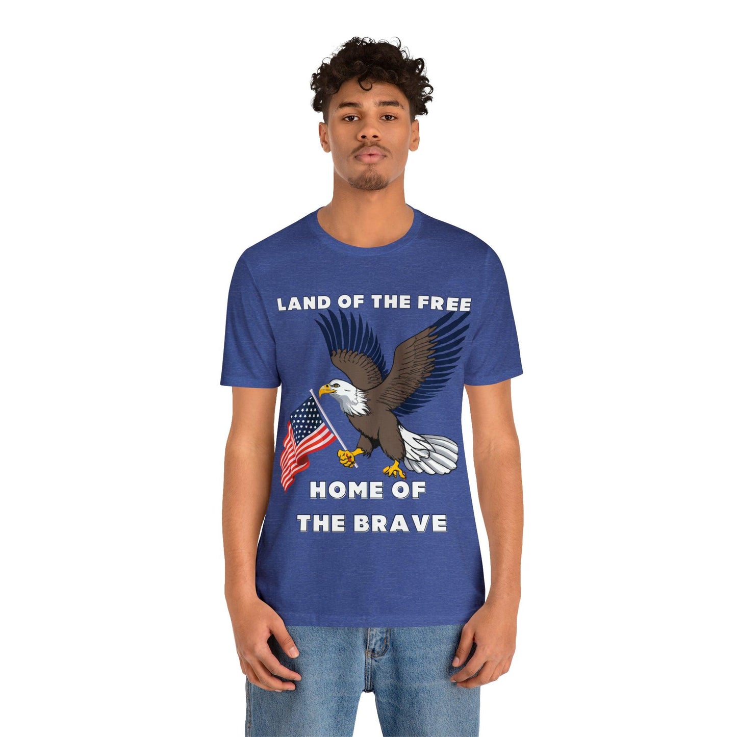 Celebrate Independence Day with Patriotic Shirts: Land of the free, Home of the Brave Shirt for Women and Men