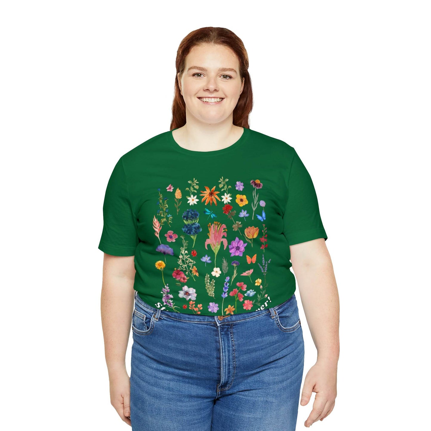 Wildflower Tshirt Flowers Shirt Floral Tshirt Flower Shirt Gift for Women - Ladies Shirts Best Friend Gift, Plant Mom Stay Wild flower lover - Giftsmojo