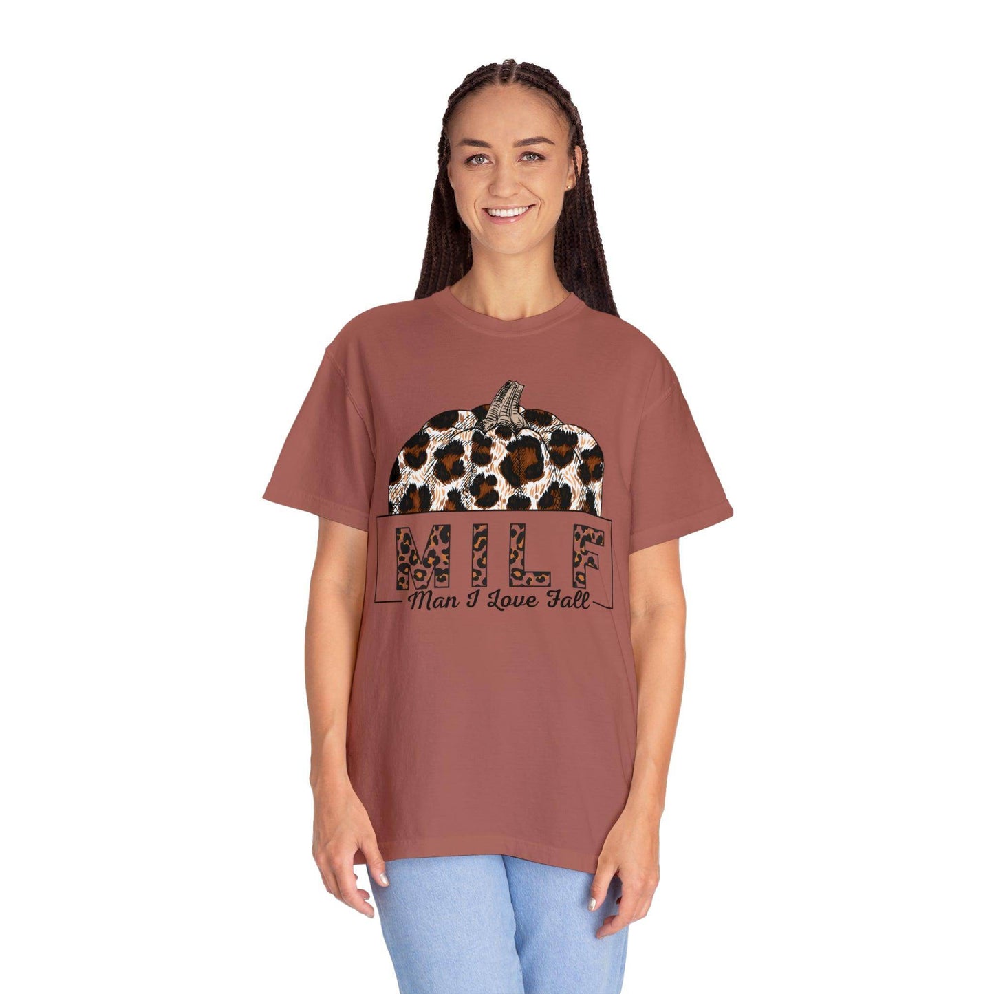 MILF Man I love Fall Gift for Fall Lover Shirt, Comfort Colors Funny Fall Shirts Gift, Thanksgiving Gift, Funny Halloween Shirts Sarcastic - Giftsmojo