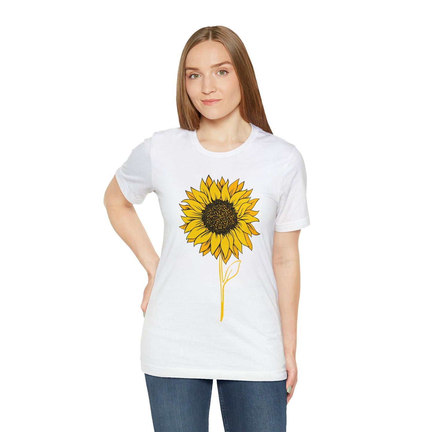 Sunflower Shirt, Floral Tee Shirt, Flower Shirt, Garden Shirt, Womens Fall Summer Shirt Sunshine Tee, Gift for Gardener, Nature love T shirt